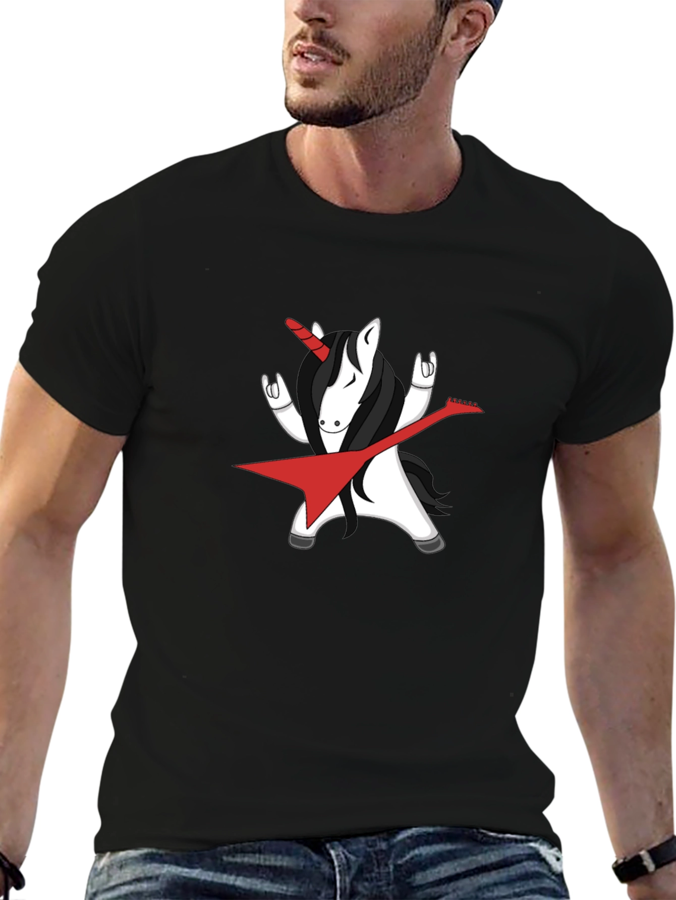 Rockin Unicorn Graphic Tee