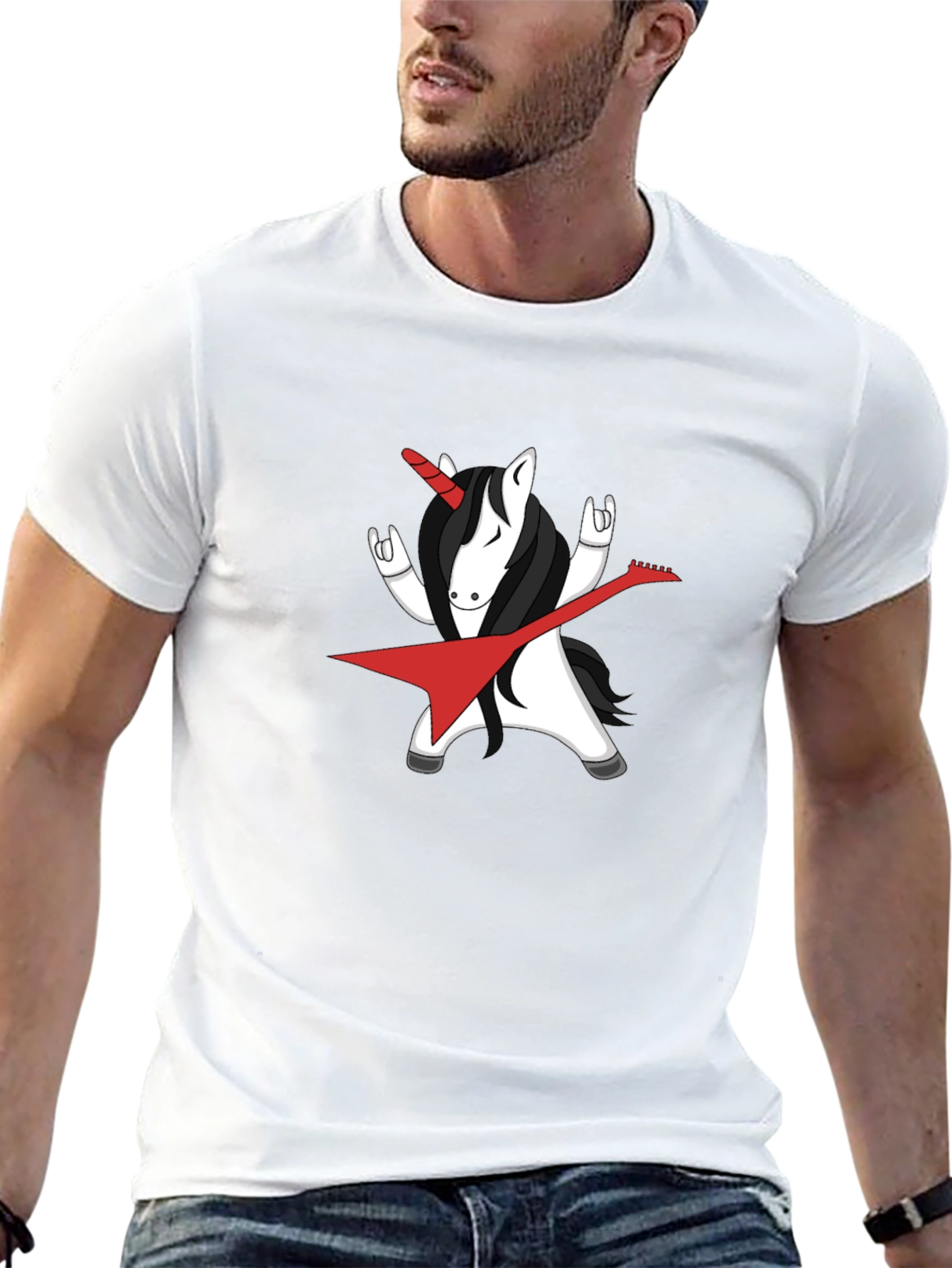 Rockin Unicorn Graphic Tee
