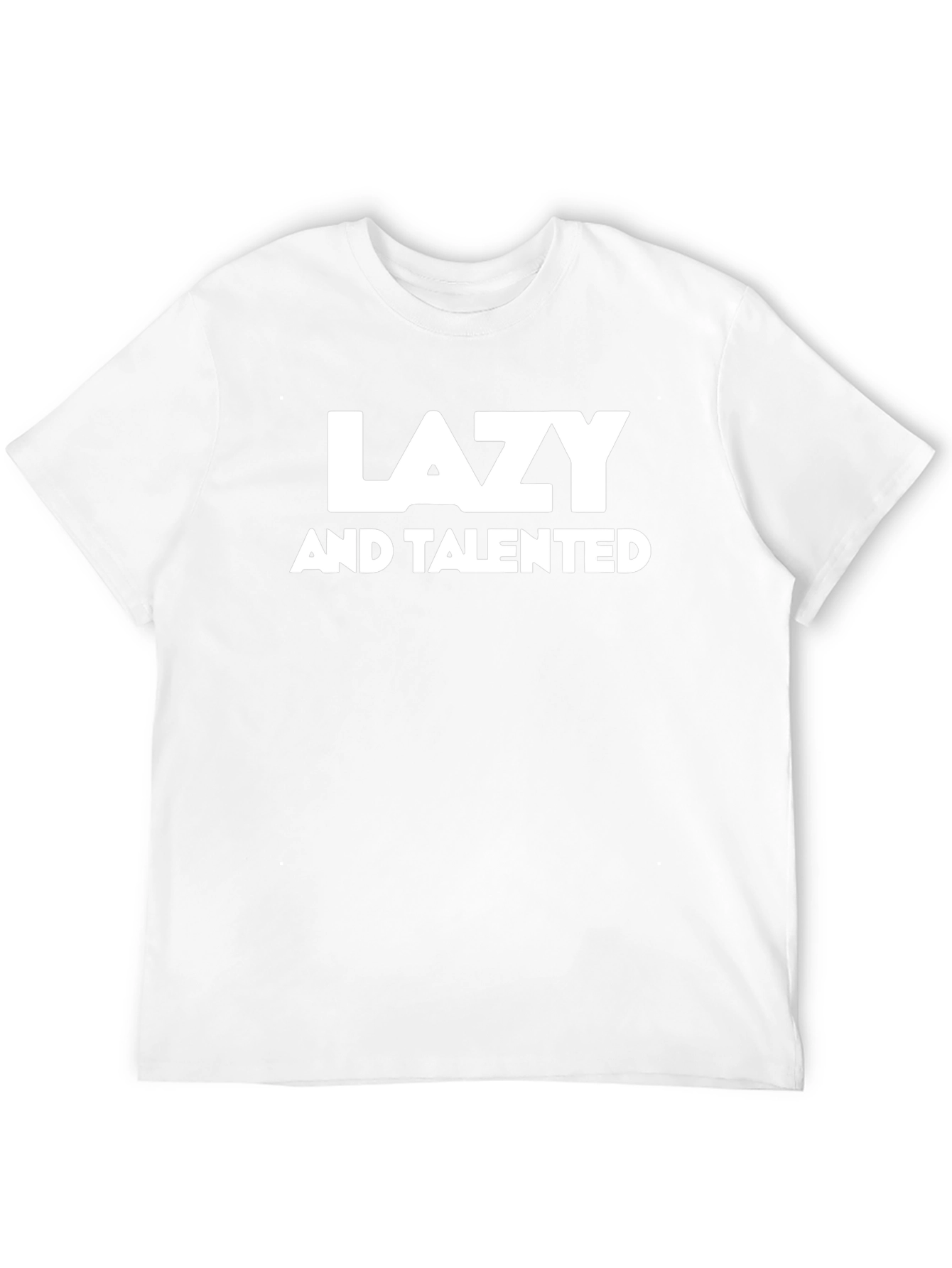 Lazy and Talented Black Graphic Tee