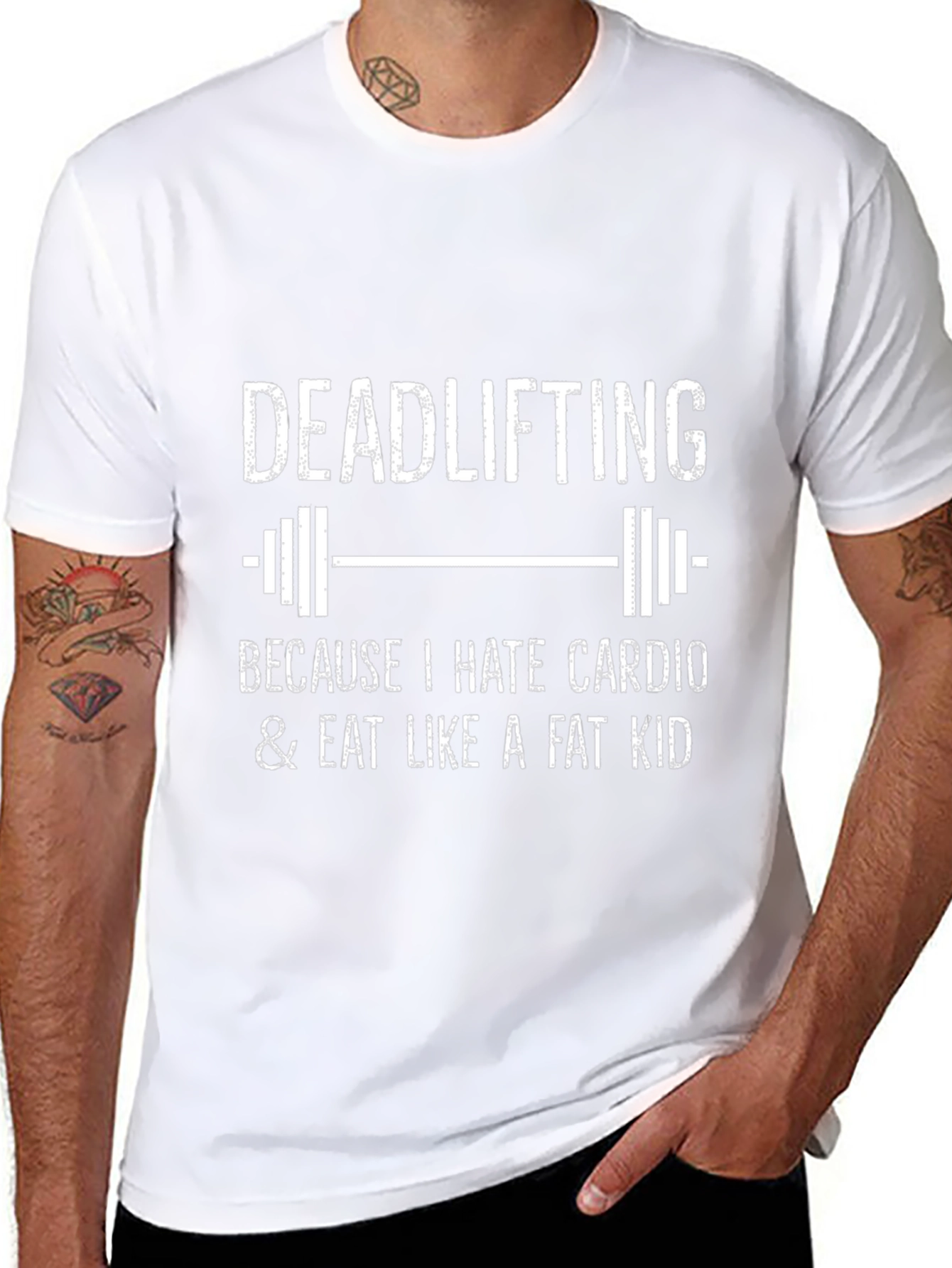 Deadlifting Hate Cardio Funny T-Shirt