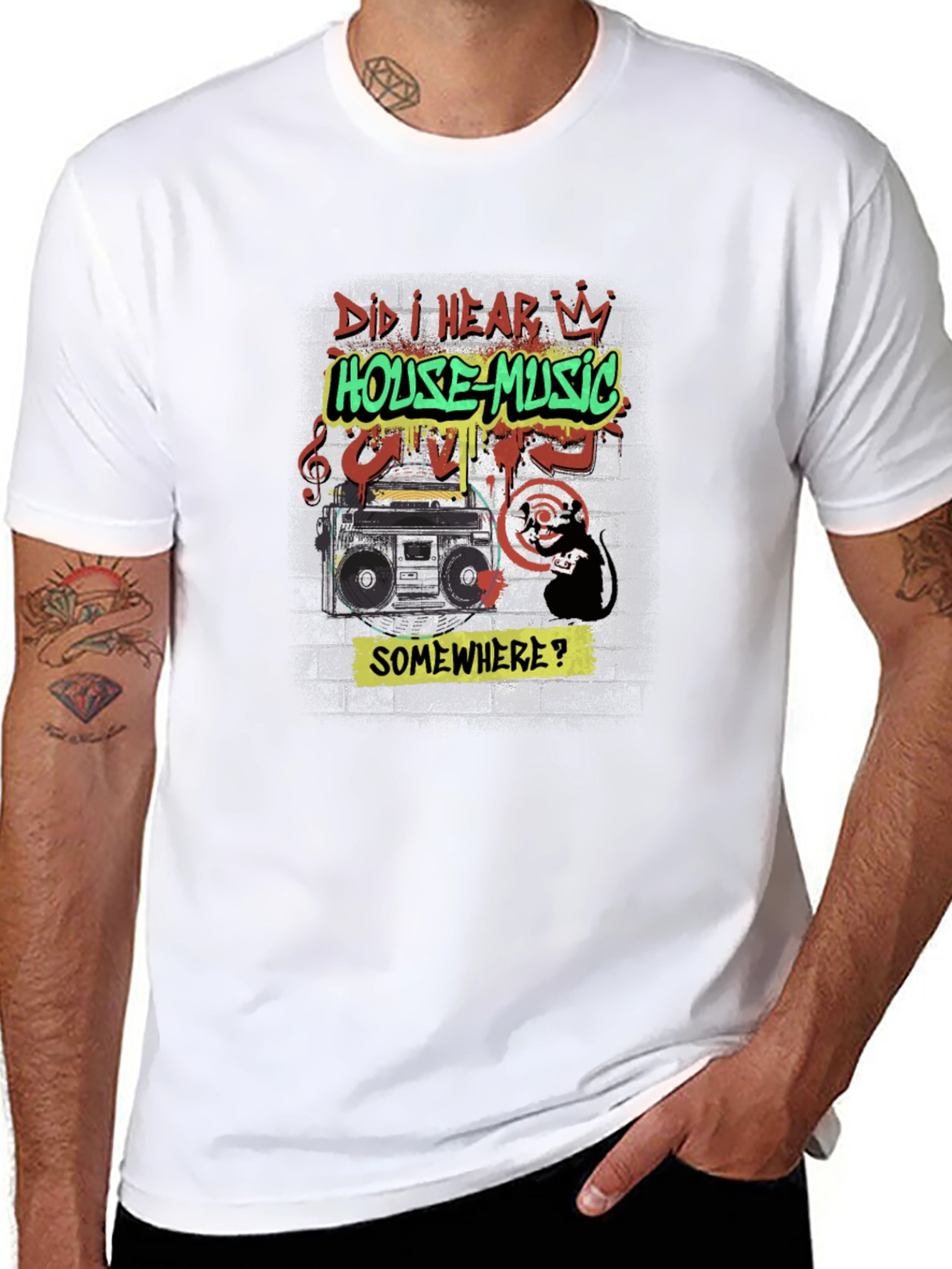 House Music Graffiti T-Shirt