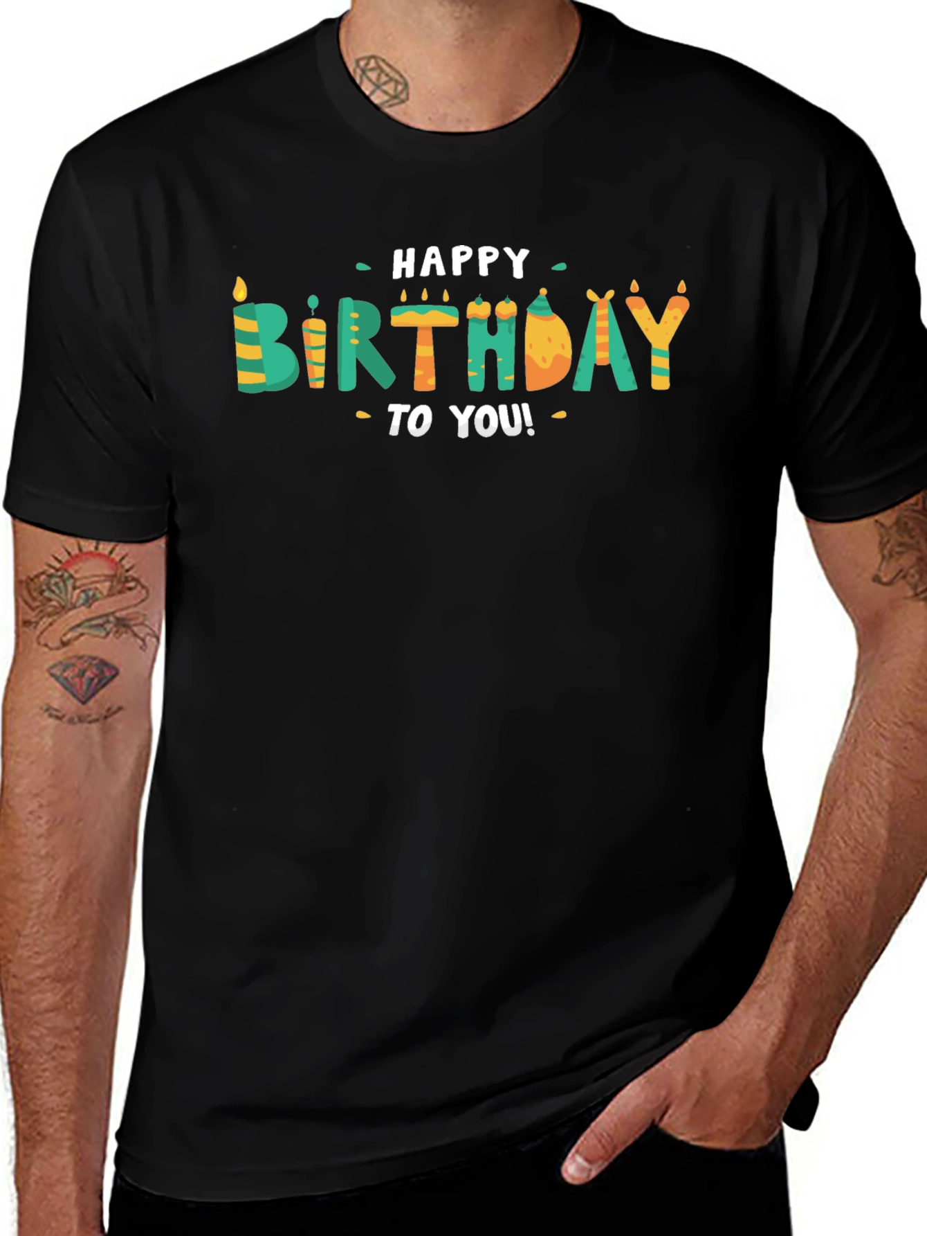 Happy Birthday Graphic Tee - Unisex