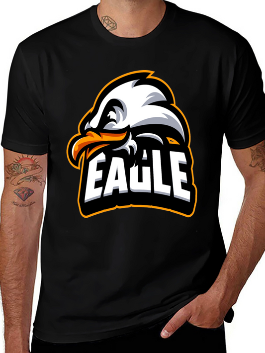 Cool Eagle Graphic T-Shirt - Black