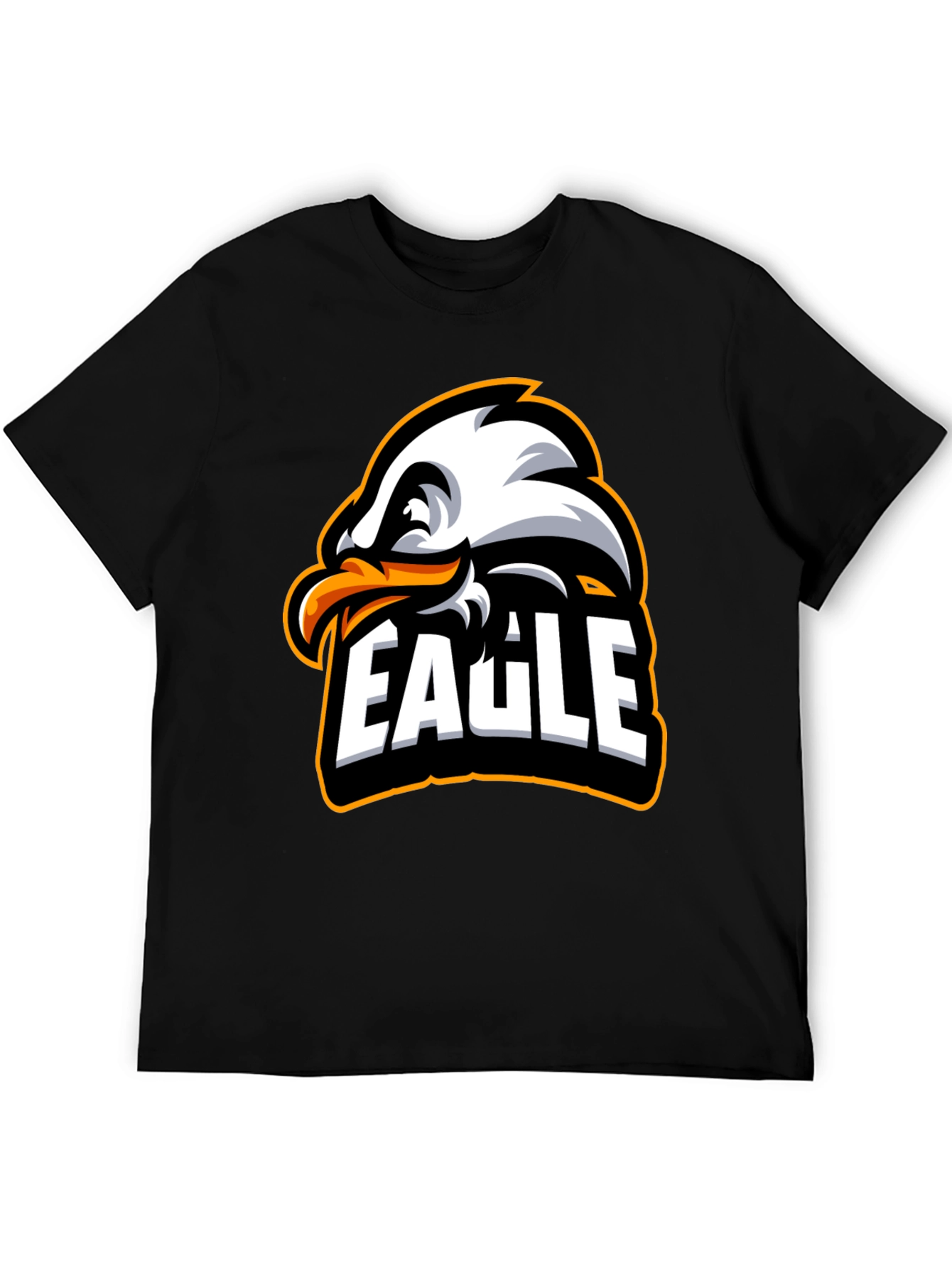 Cool Eagle Graphic T-Shirt - Black
