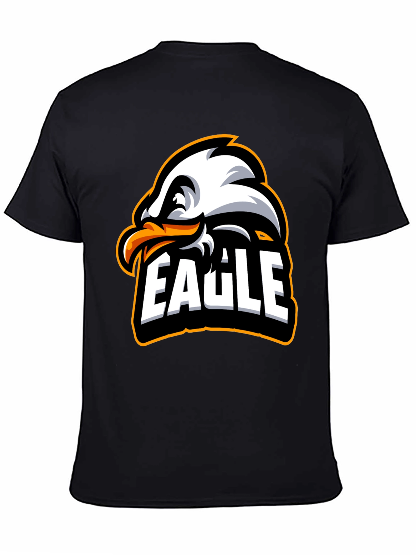 Cool Eagle Graphic T-Shirt - Black