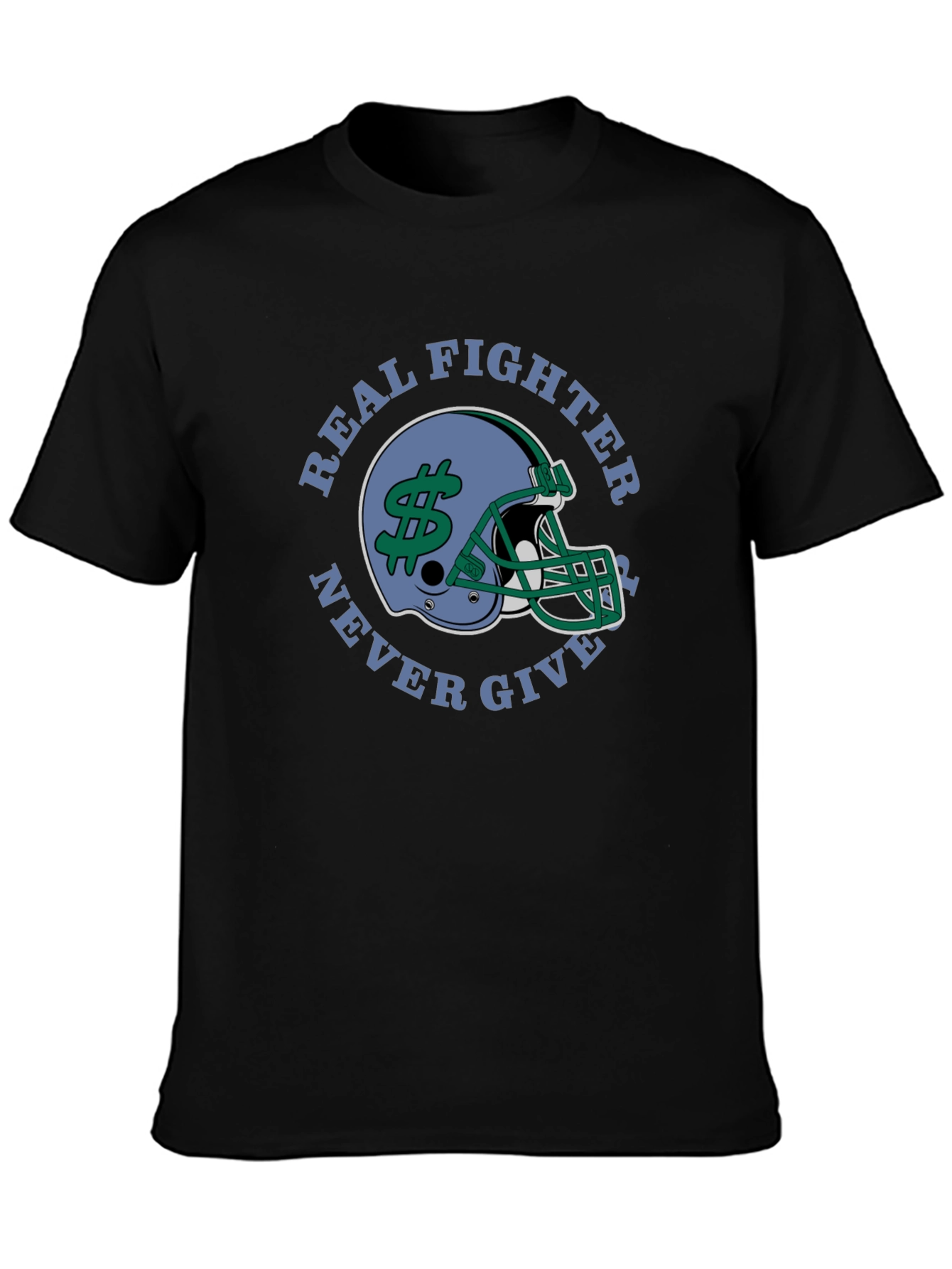 Real Fighter Never Give Up T-Shirt