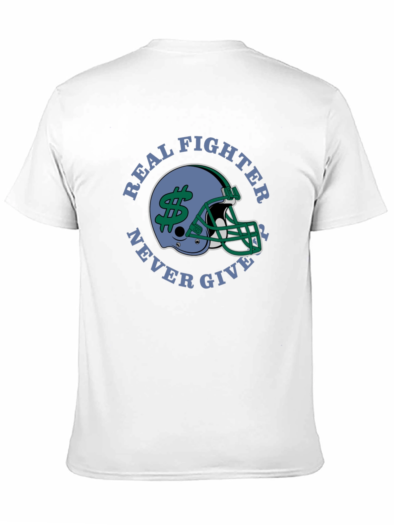 Real Fighter Never Give Up T-Shirt