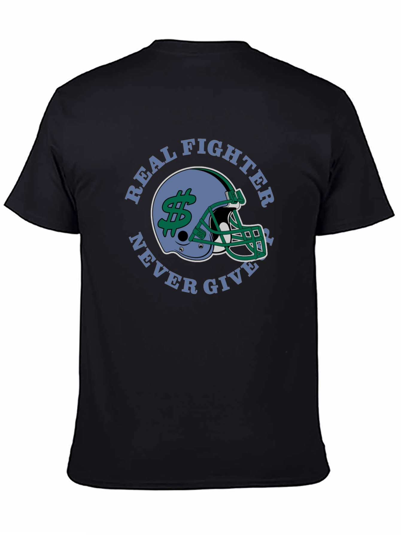 Real Fighter Never Give Up T-Shirt