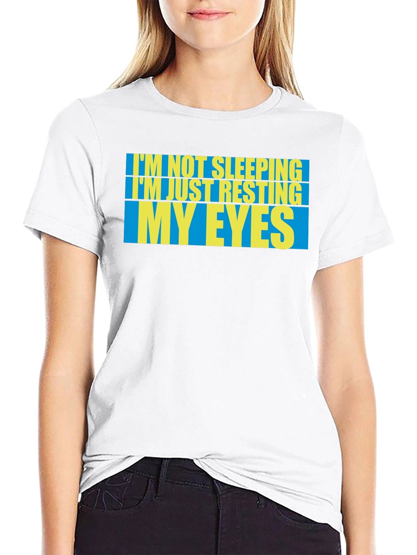 Resting My Eyes T-Shirt - Funny Sleep Tee