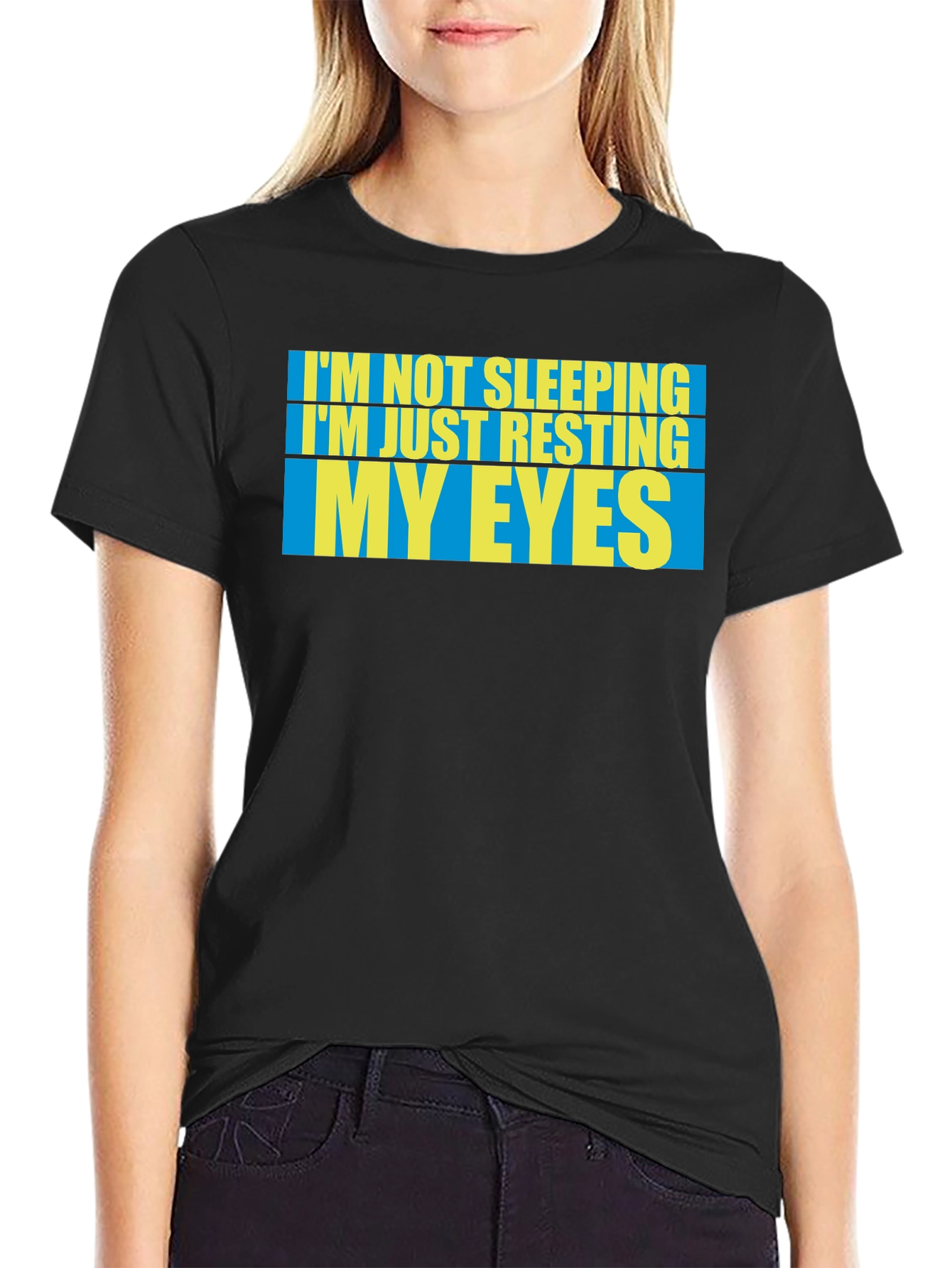 Resting My Eyes T-Shirt - Funny Sleep Tee