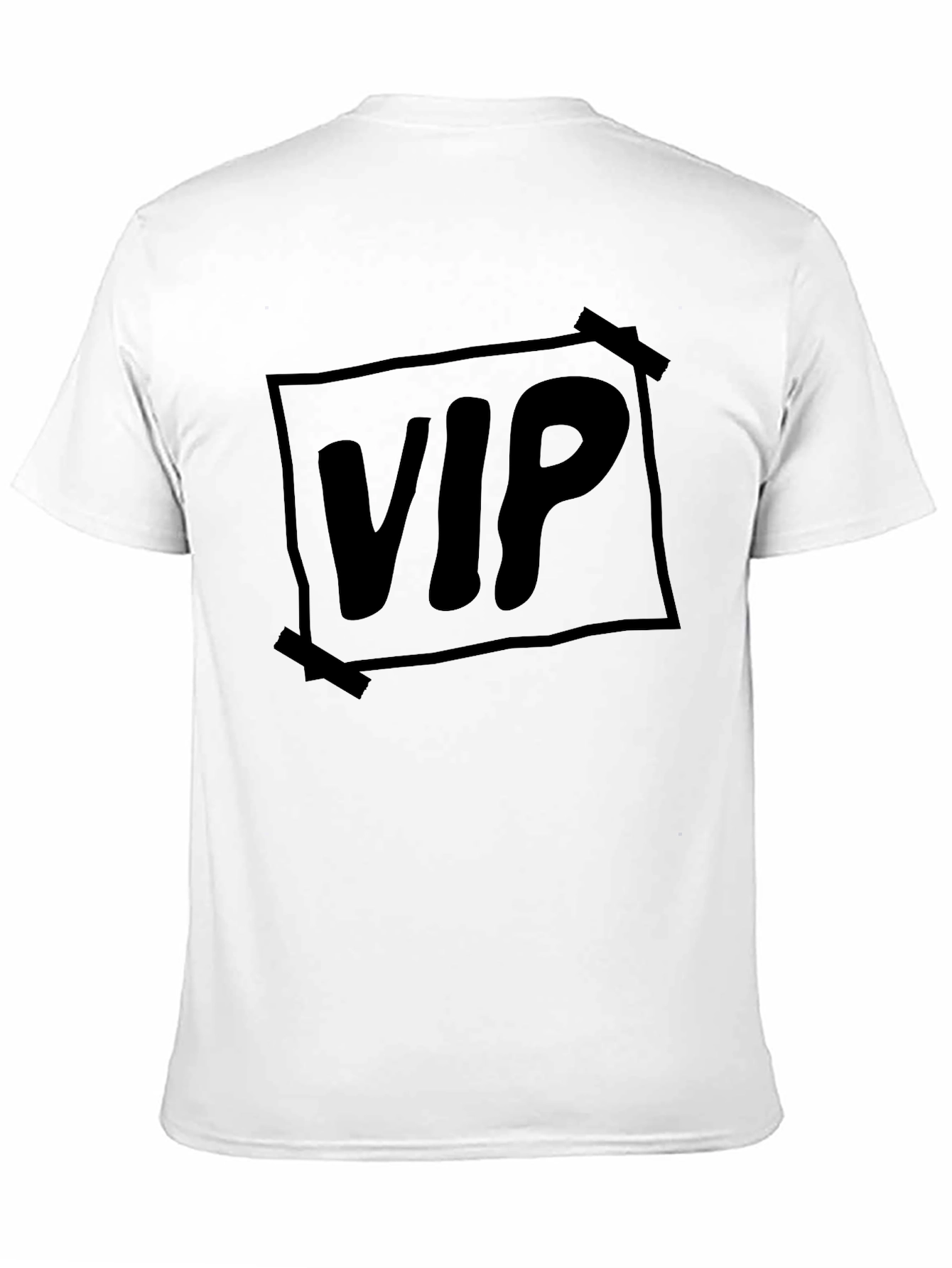 VIP Black Graphic Tee - Trendy Casual Style