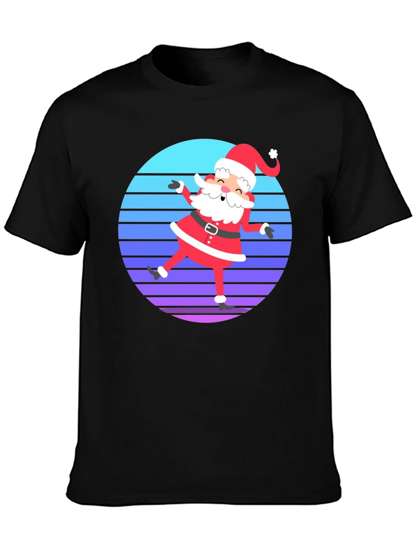 Santa Dab T-Shirt - Retro Holiday Style