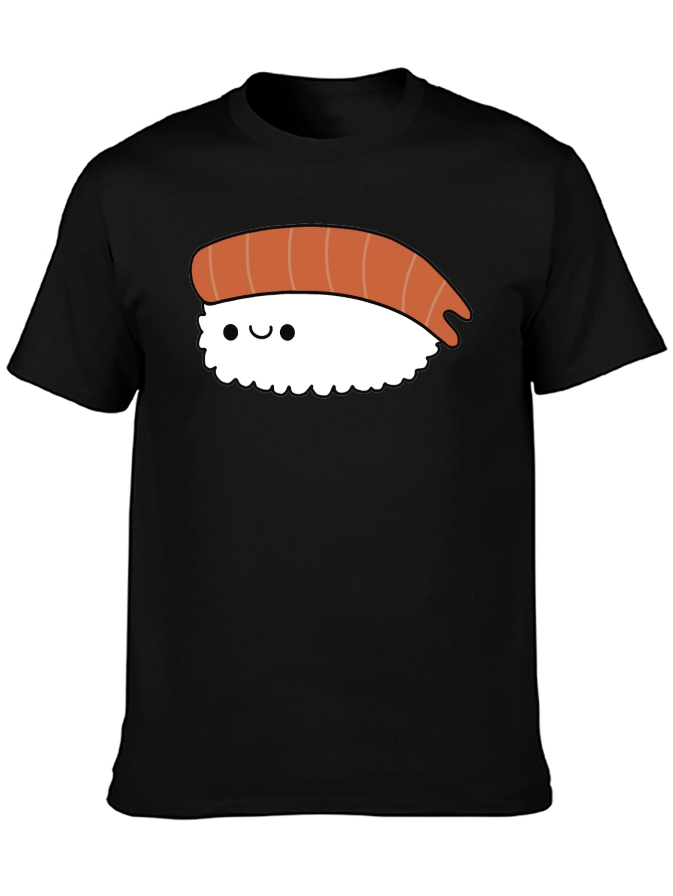 Sushi Graphic Tee - Unisex Black T-Shirt