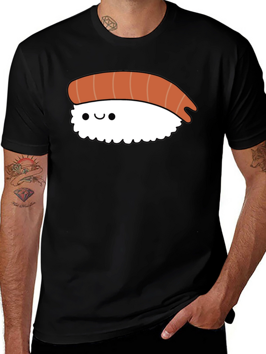 Sushi Graphic Tee - Unisex Black T-Shirt