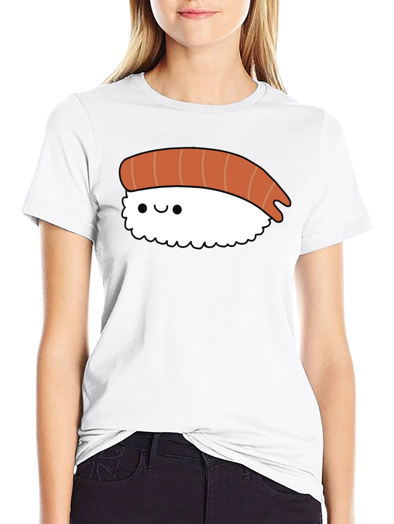 Sushi Graphic Tee - Unisex Black T-Shirt