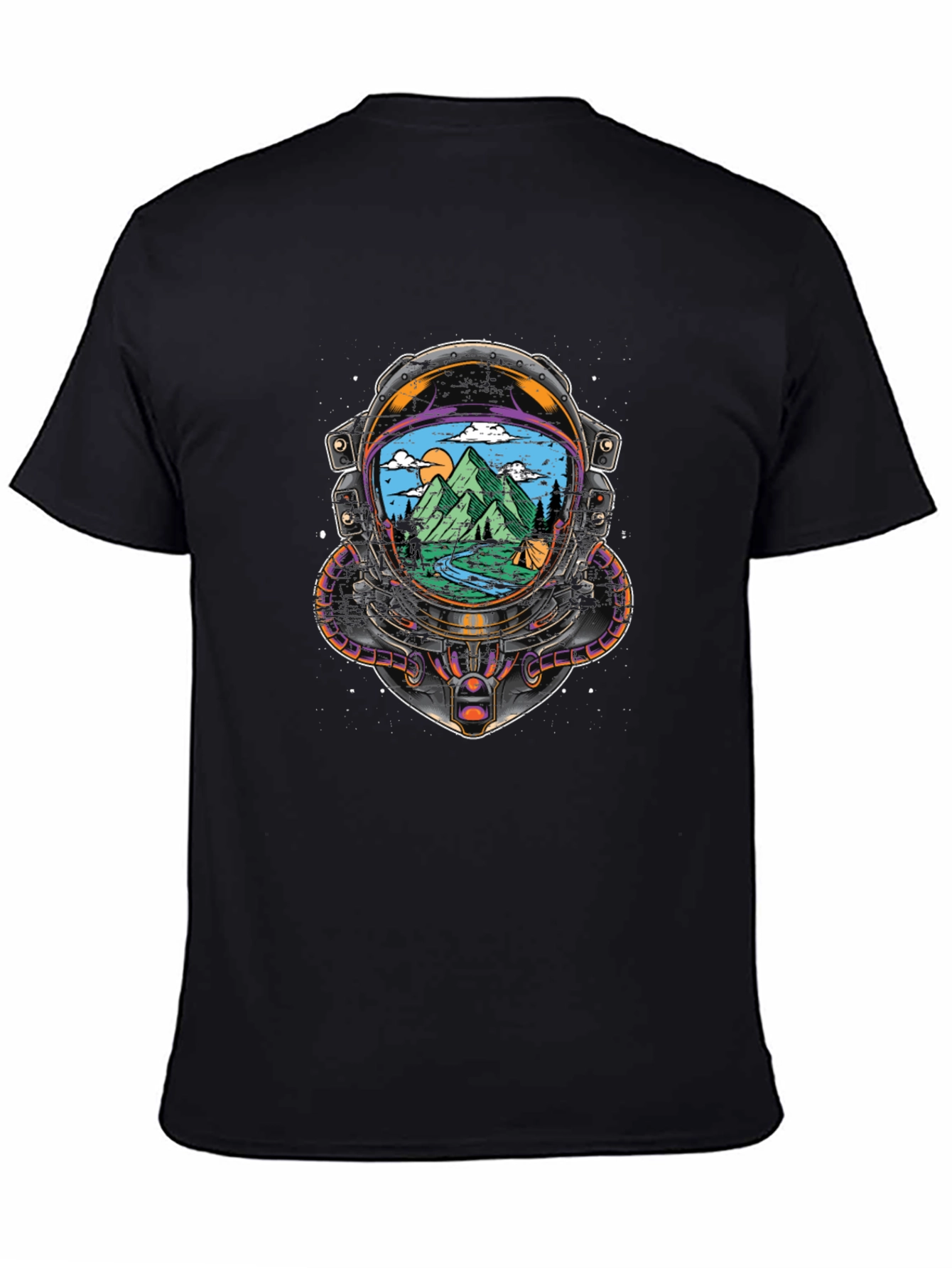 Astronaut Mountain View Graphic Tee