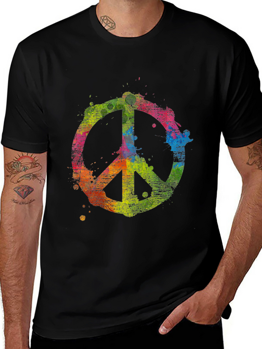Peace Sign Colorful T-Shirt