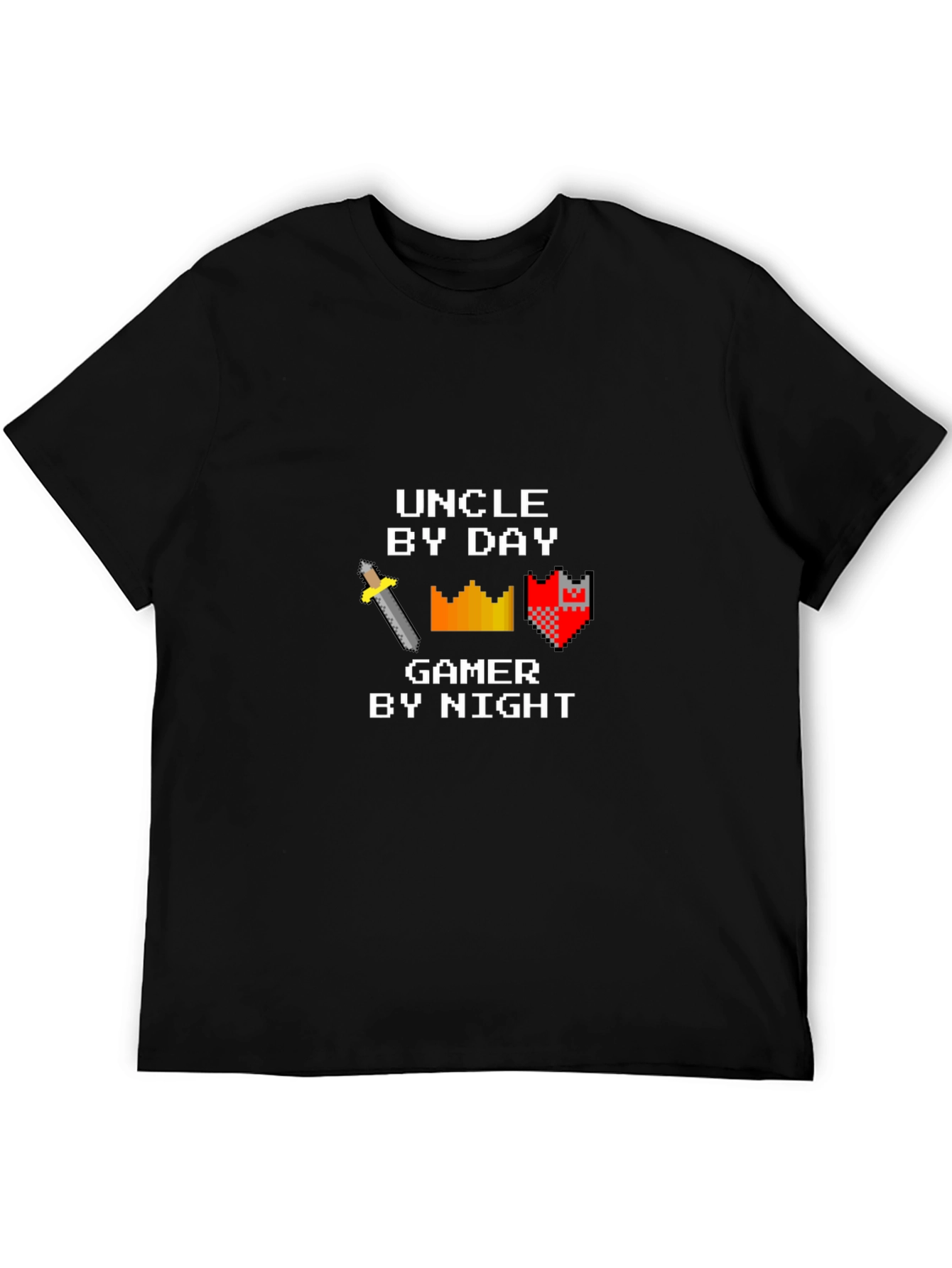 Uncle By Day Gamer By Night Graphic Tee