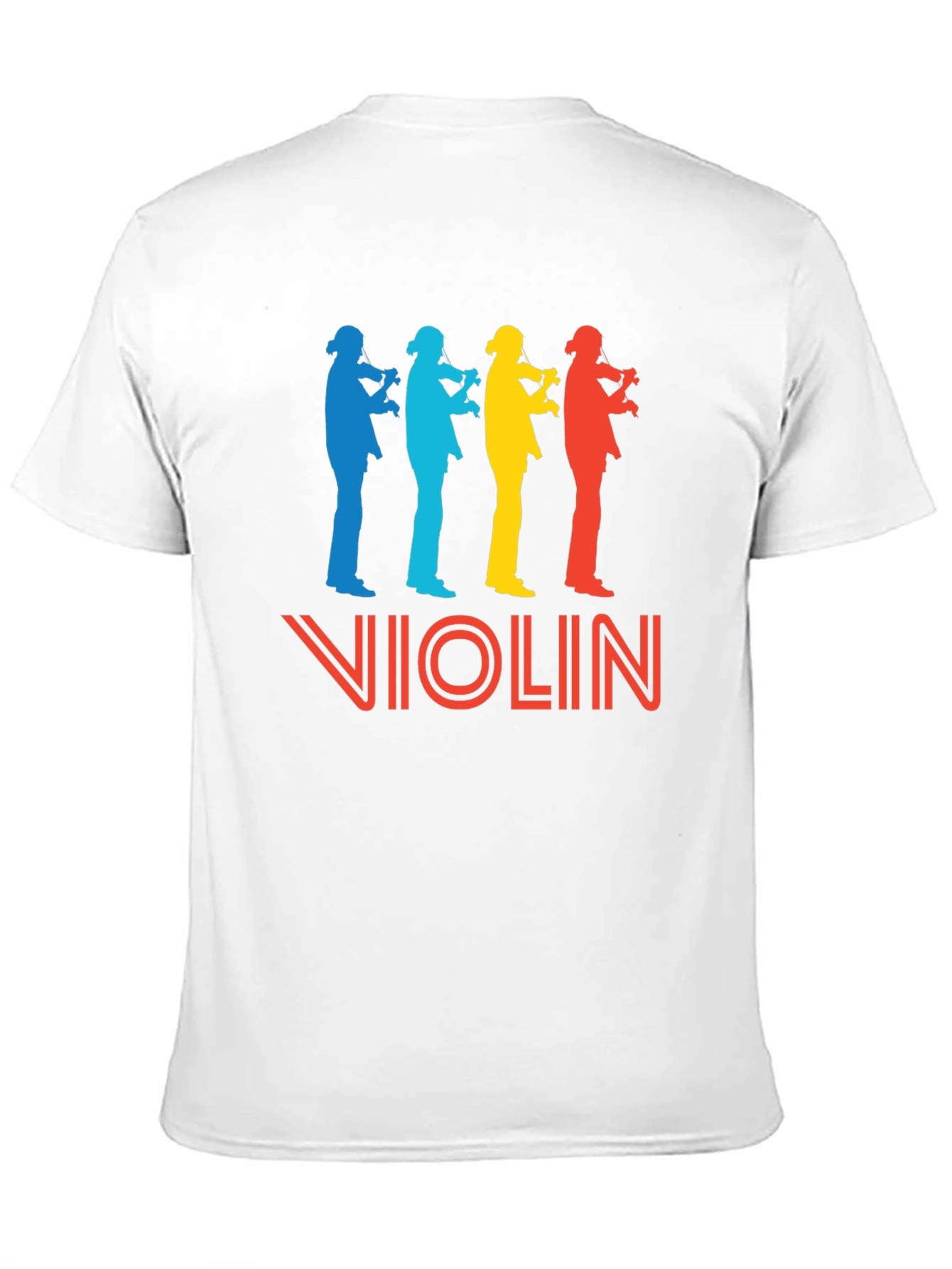 Retro Violinist T-Shirt - Music Lover Tee