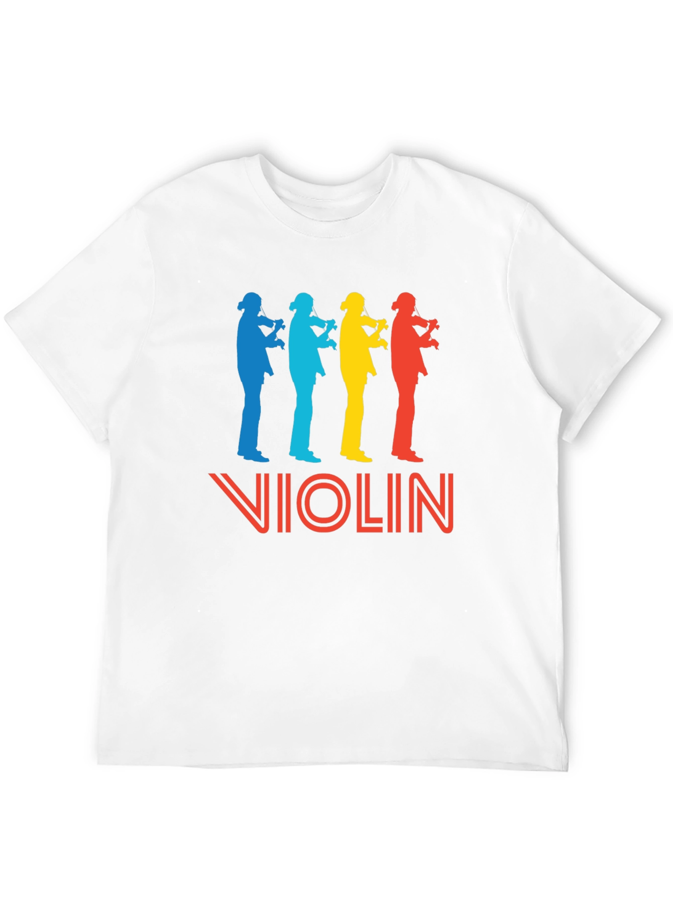 Retro Violinist T-Shirt - Music Lover Tee