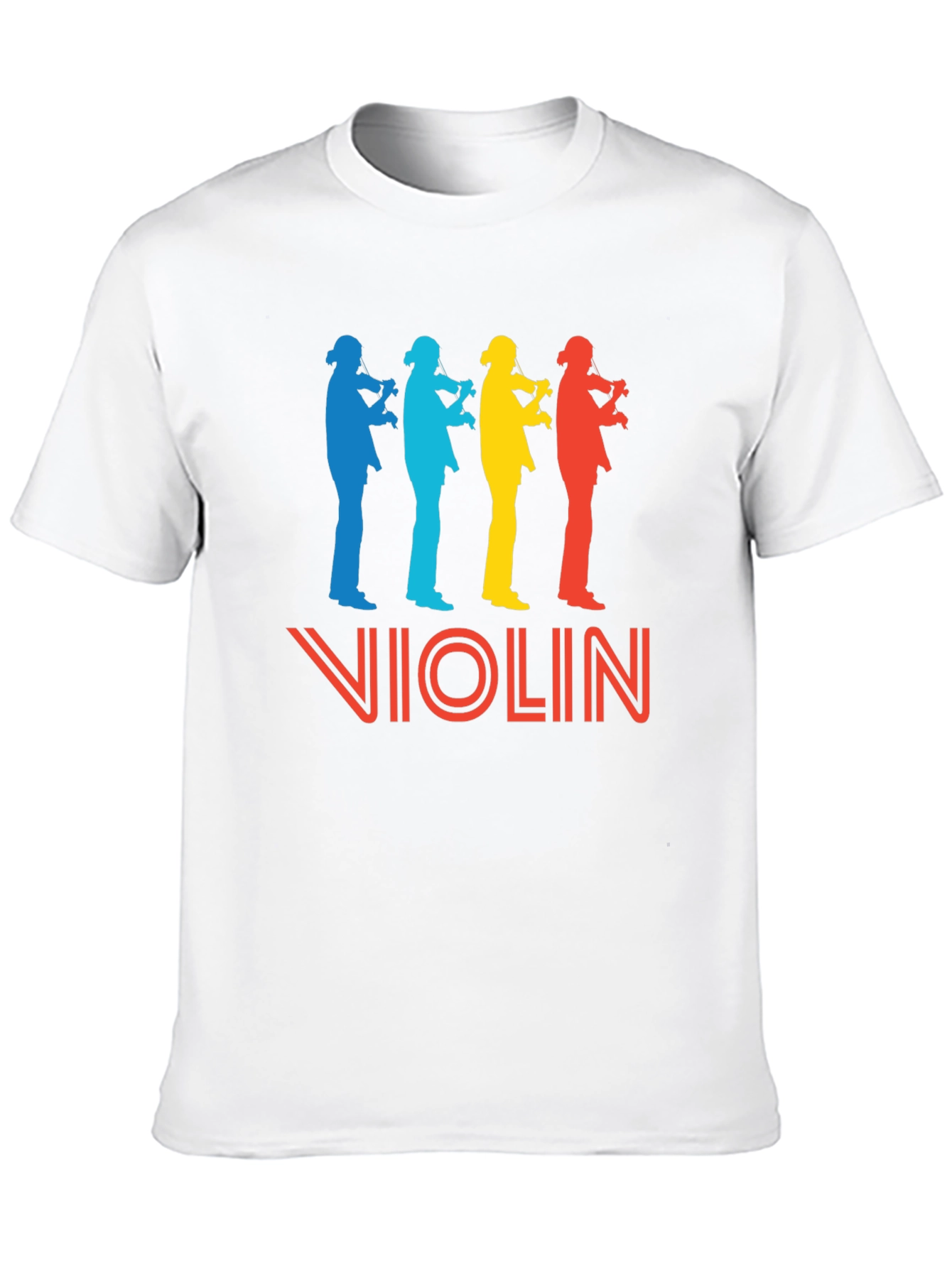 Retro Violinist T-Shirt - Music Lover Tee