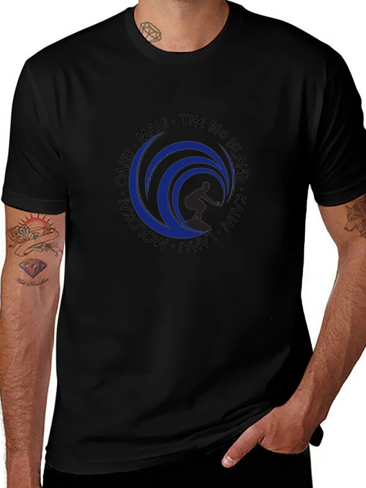 Island Wave Surfer Graphic Tee