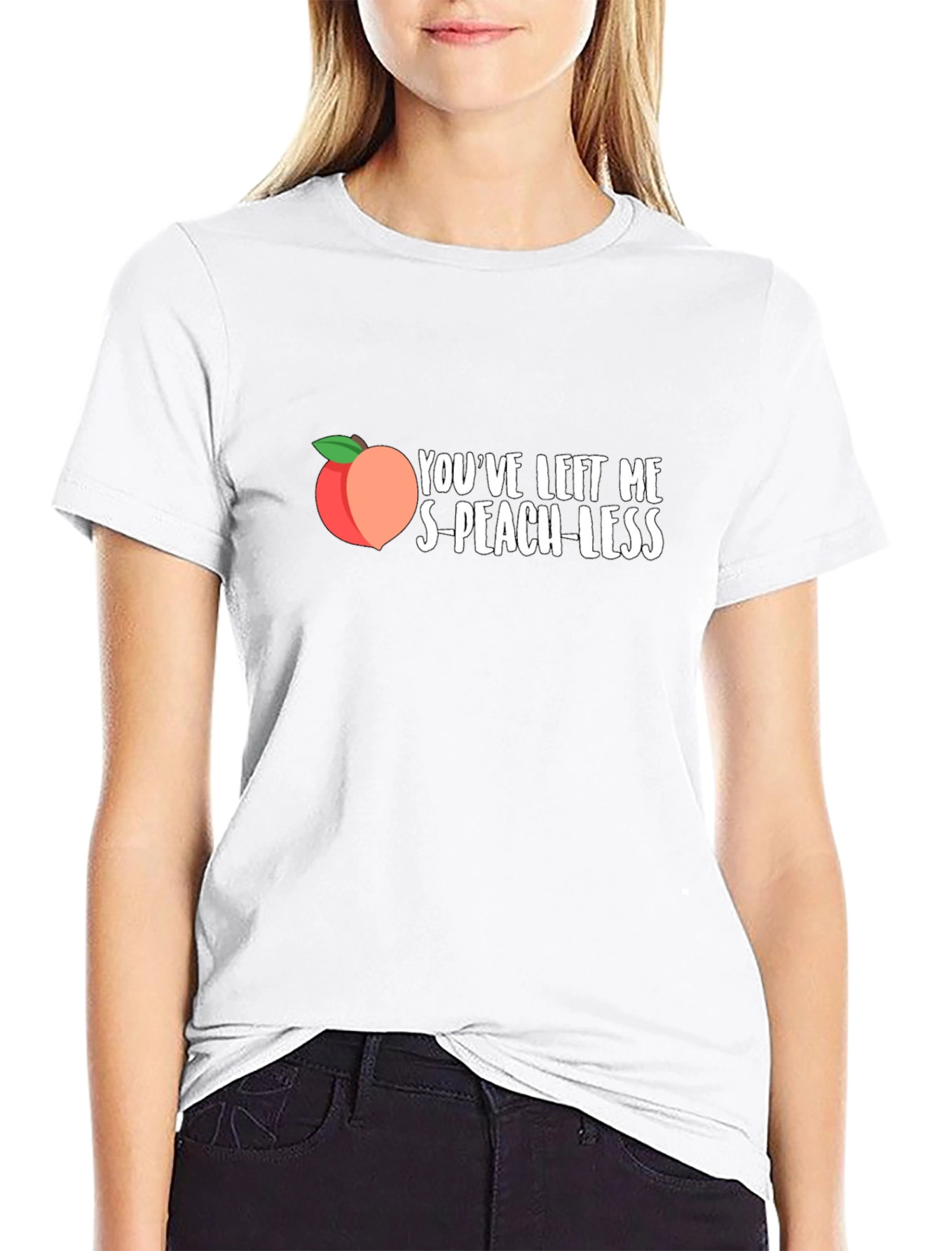 S-Peach-less Funny Graphic T-Shirt