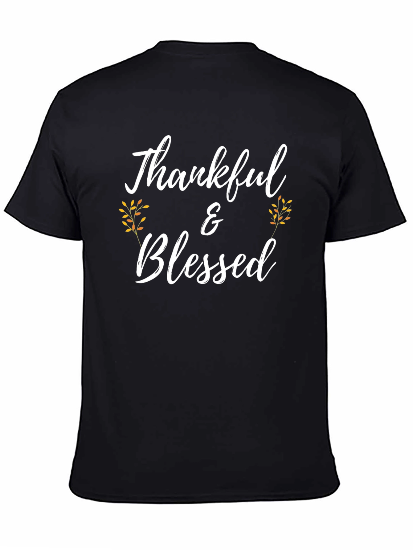 Thankful & Blessed Graphic T-Shirt