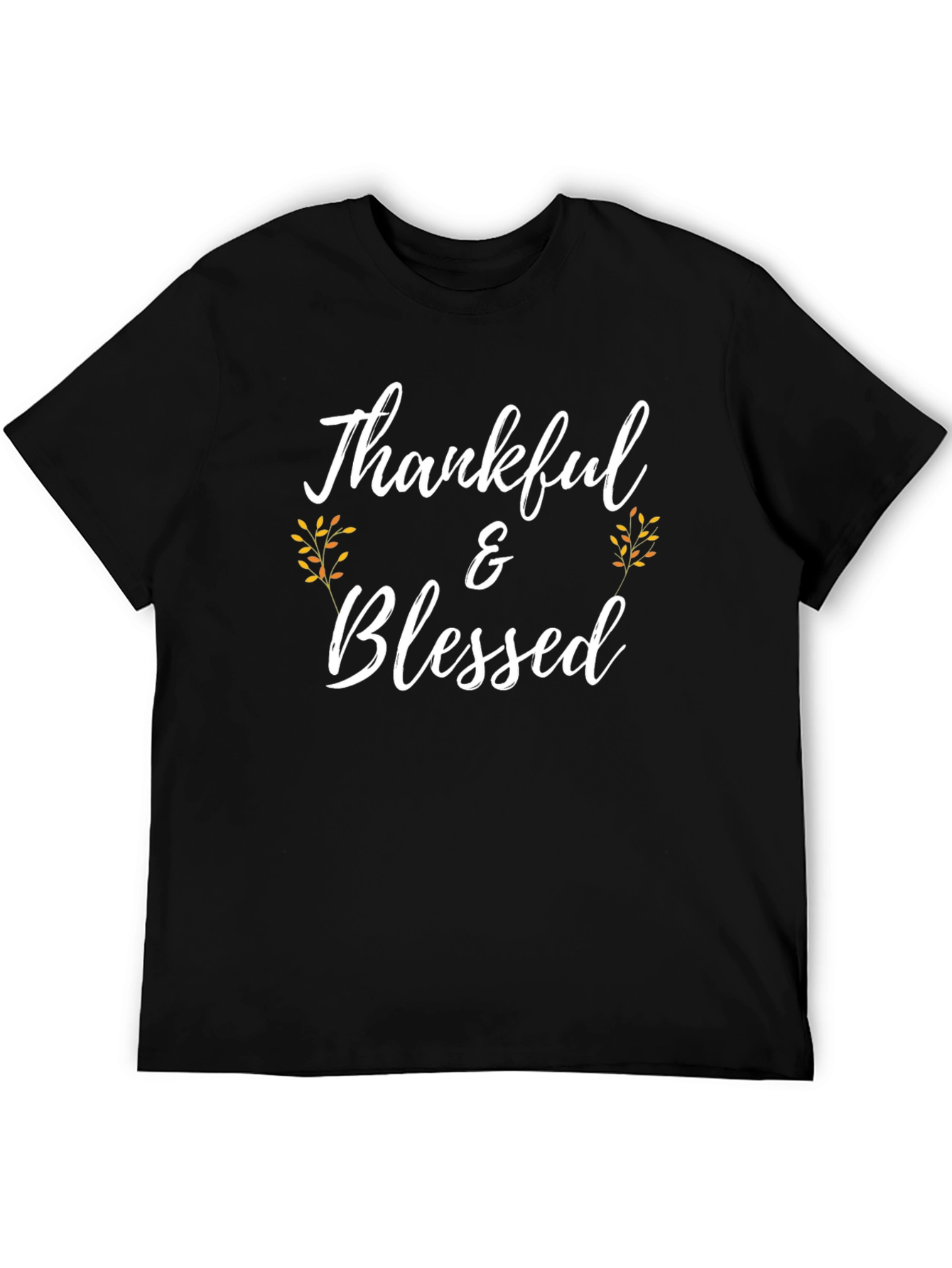 Thankful & Blessed Graphic T-Shirt