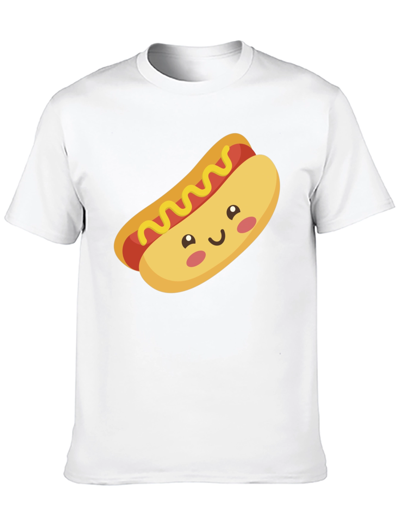 Hot Dog Graphic Black T-Shirt