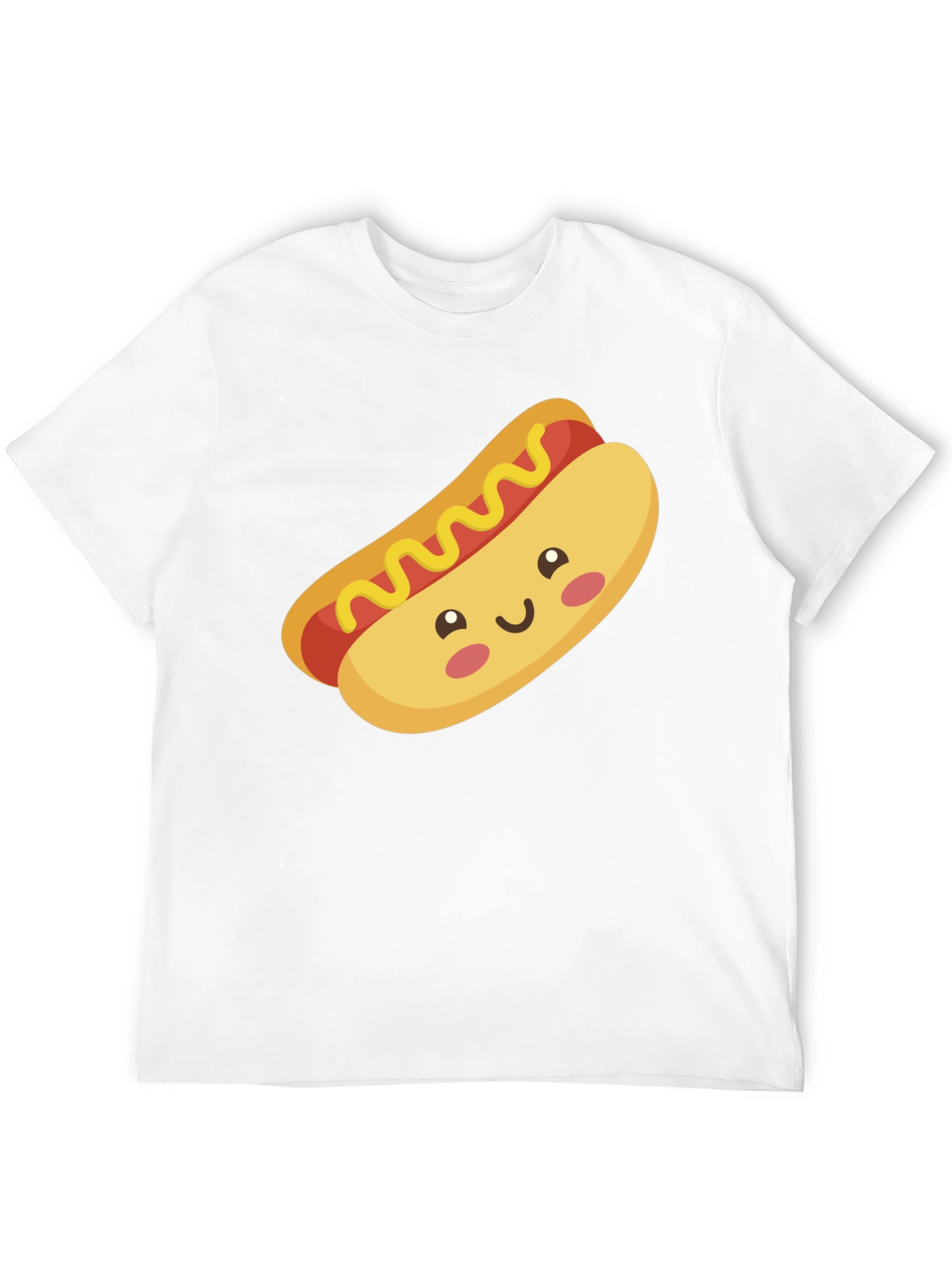 Hot Dog Graphic Black T-Shirt