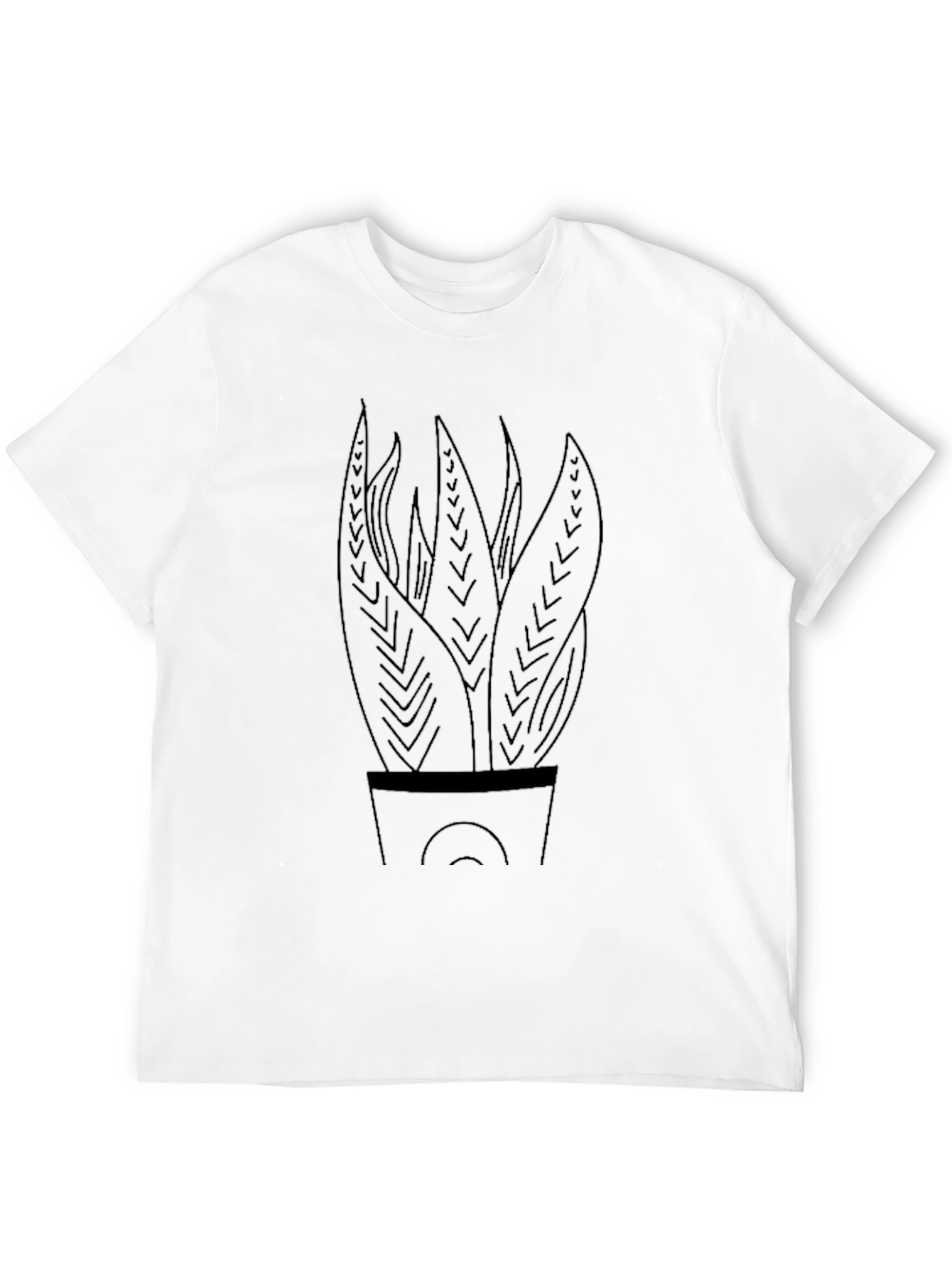 Modern Snake Plant Graphic Tee