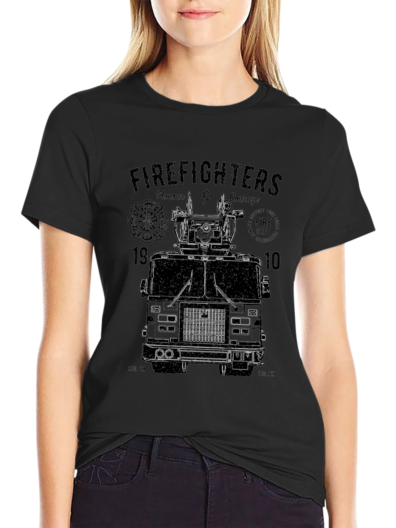 Firefighters Honour Courage Graphic T-Shirt