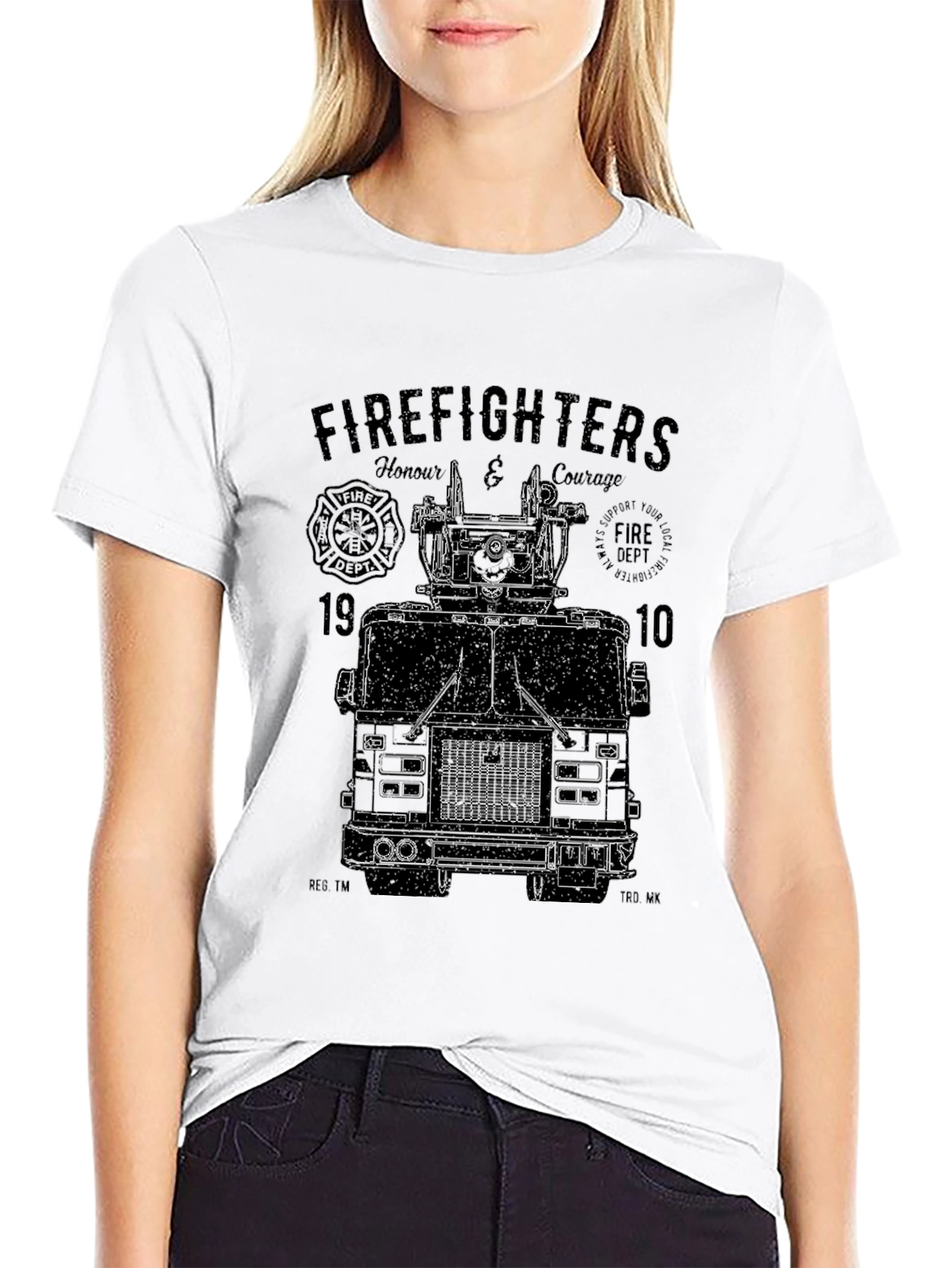 Firefighters Honour Courage Graphic T-Shirt