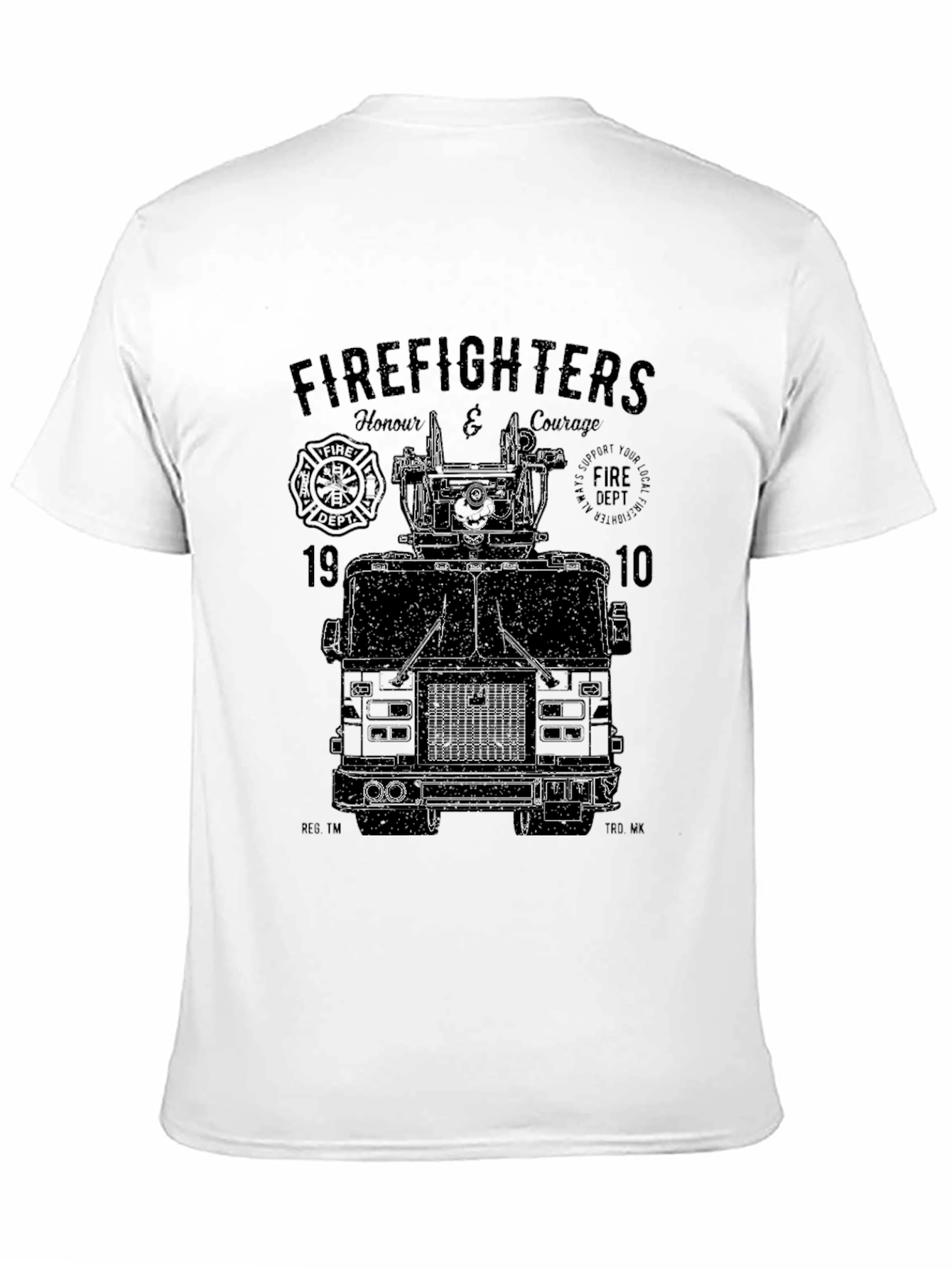 Firefighters Honour Courage Graphic T-Shirt