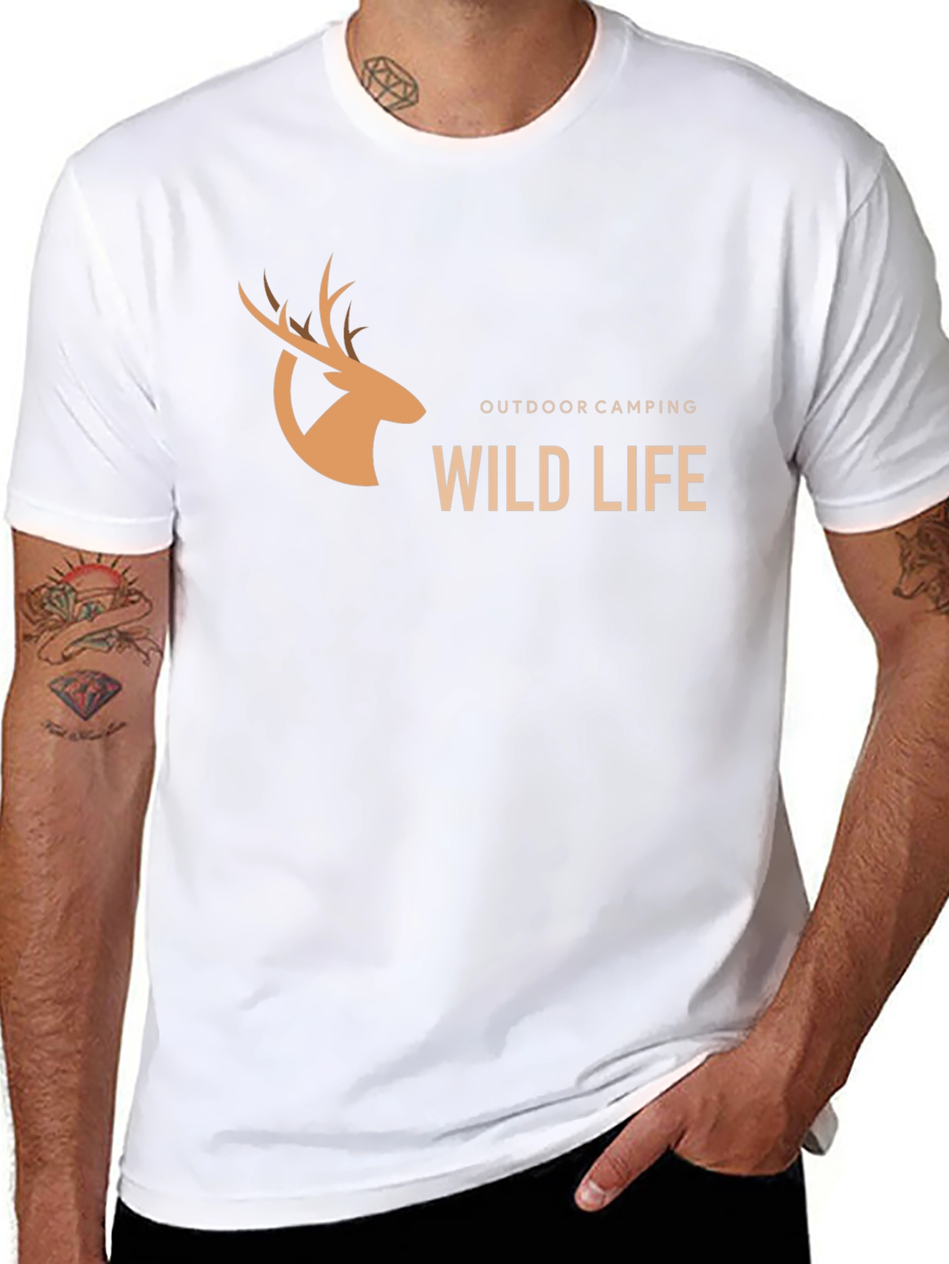 Wild Life Graphic Tee | Outdoor Camping Shirt