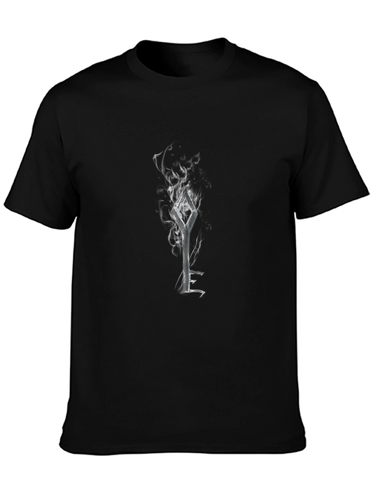 Mystic Key Graphic Black T-Shirt
