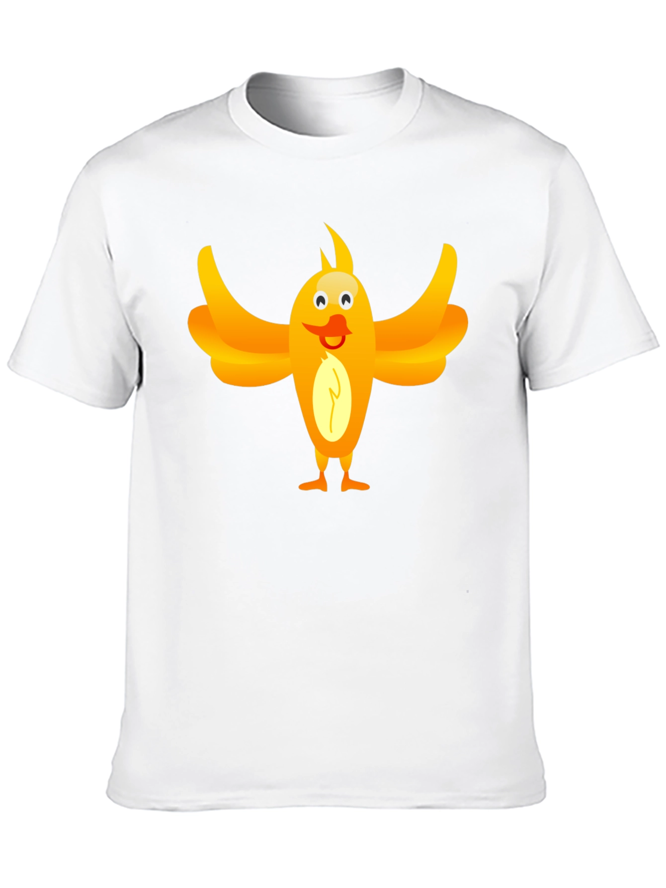 Funny Bird Graphic Tee - Unisex Black T-Shirt