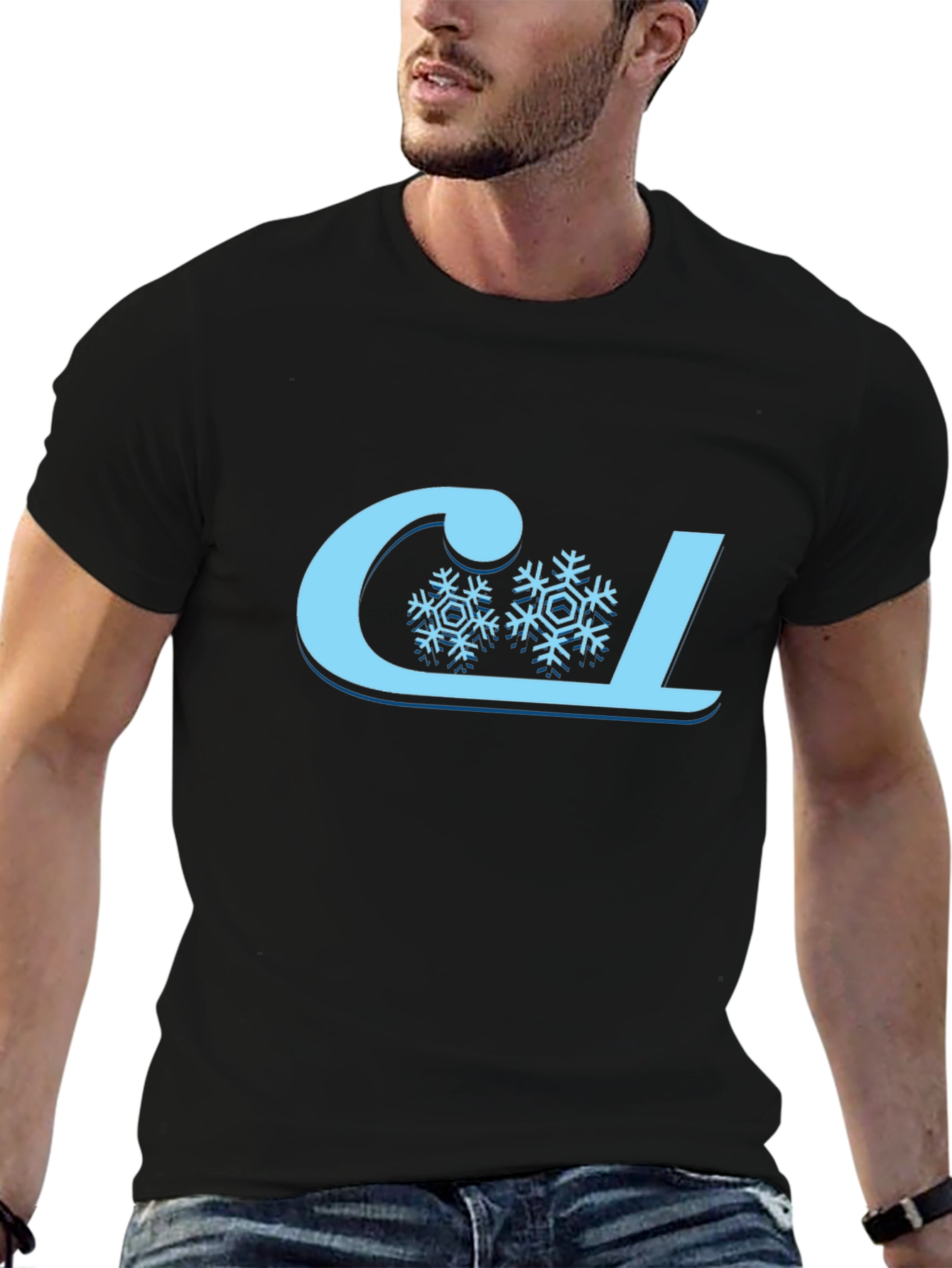 Cool Winter T-Shirt - Snowflake Design