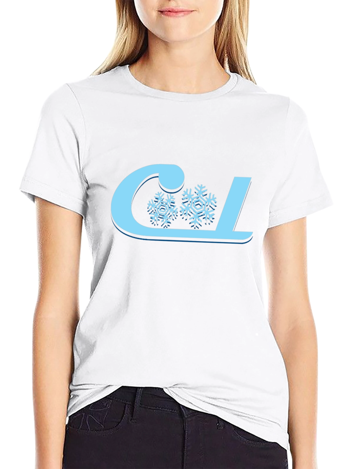 Cool Winter T-Shirt - Snowflake Design