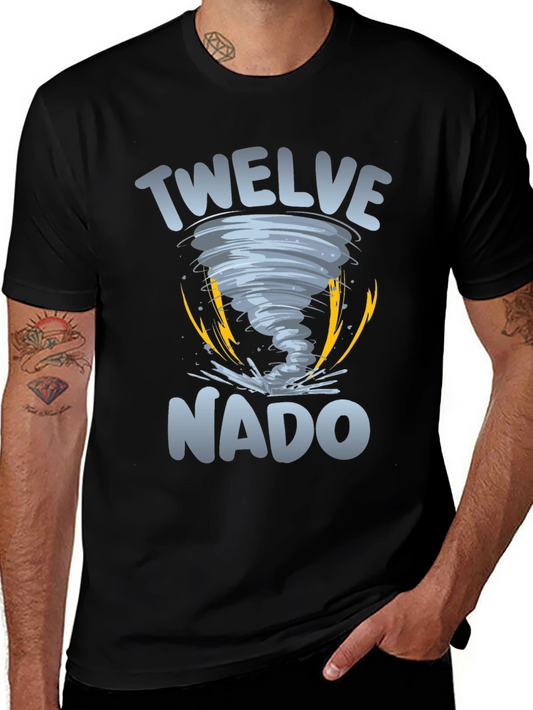 Twelve-Nado Graphic Black T-Shirt