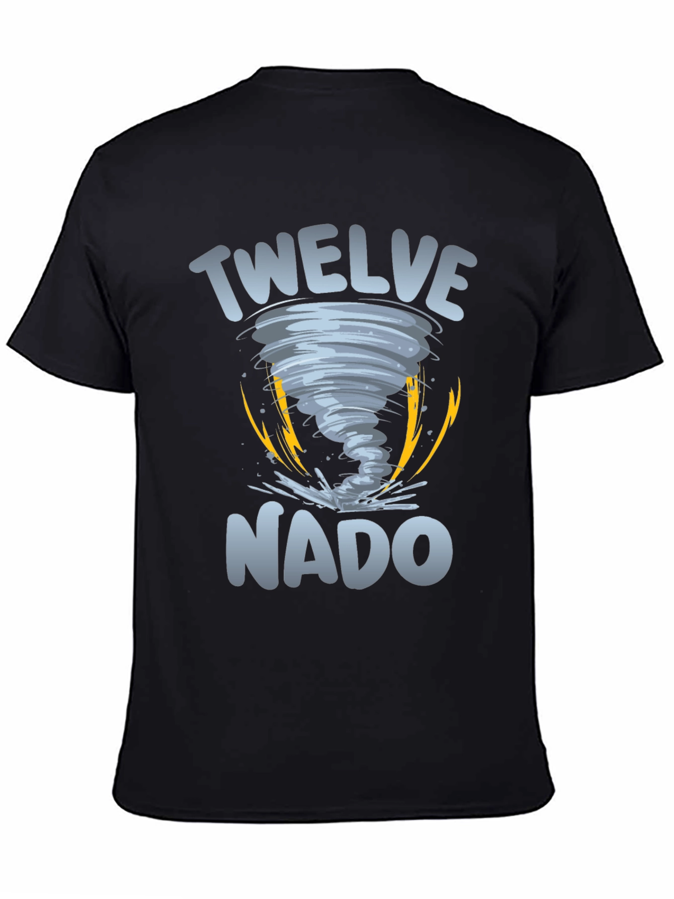 Twelve-Nado Graphic Black T-Shirt