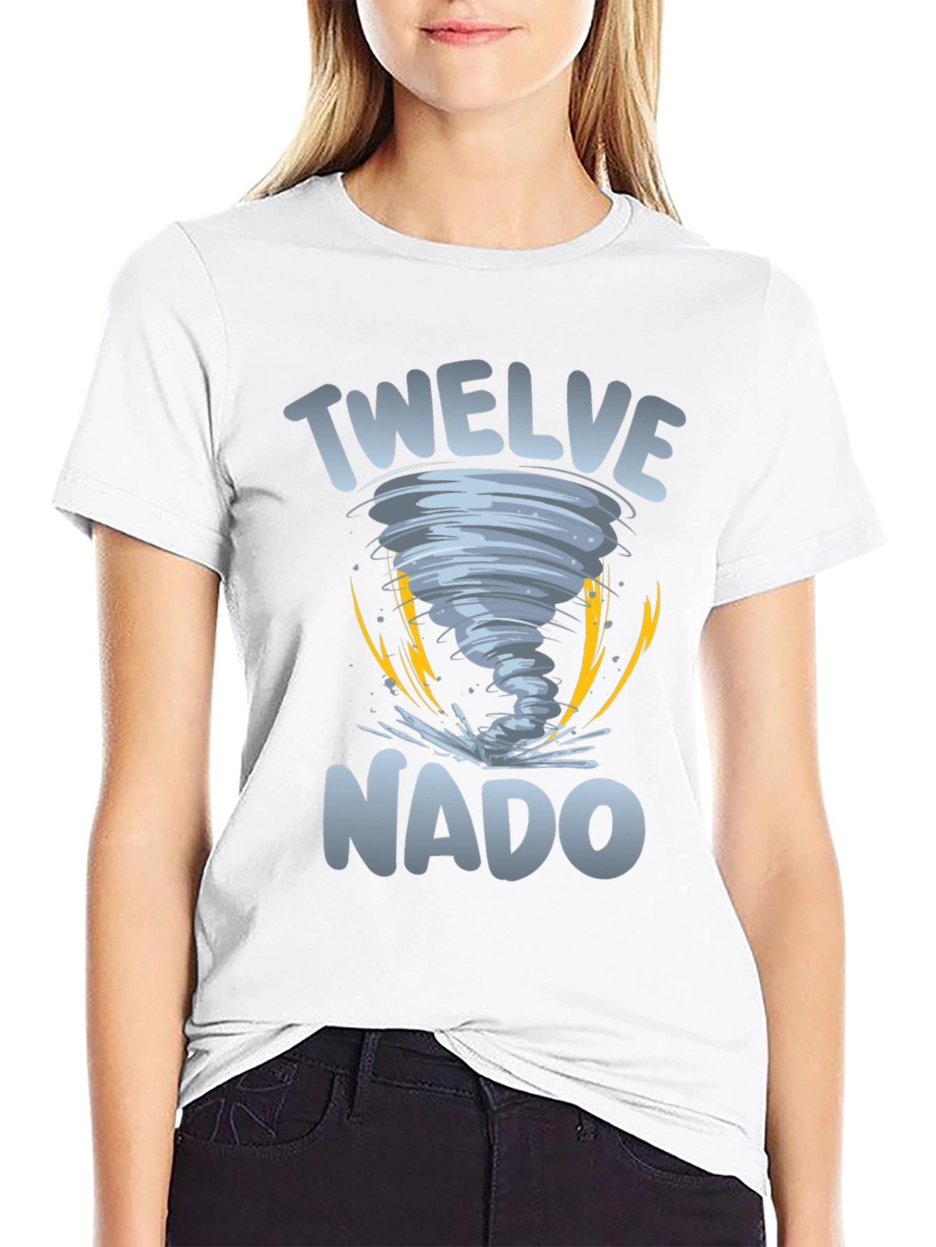 Twelve-Nado Graphic Black T-Shirt