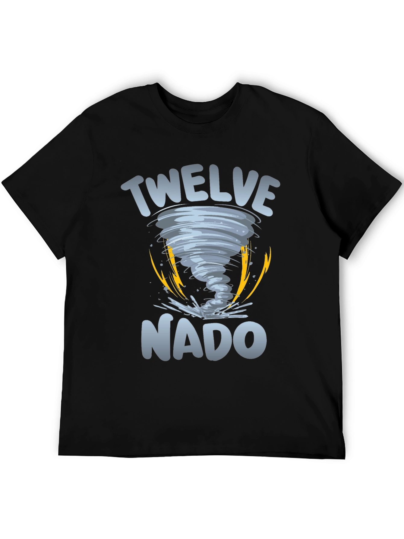 Twelve-Nado Graphic Black T-Shirt