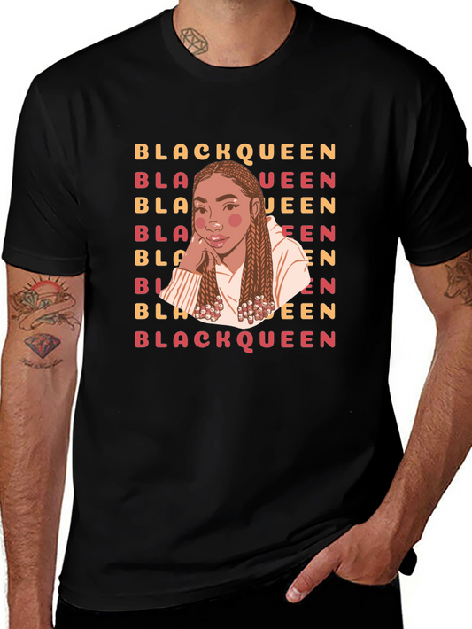 Black Queen Graphic Tee - Stylish Empowerment