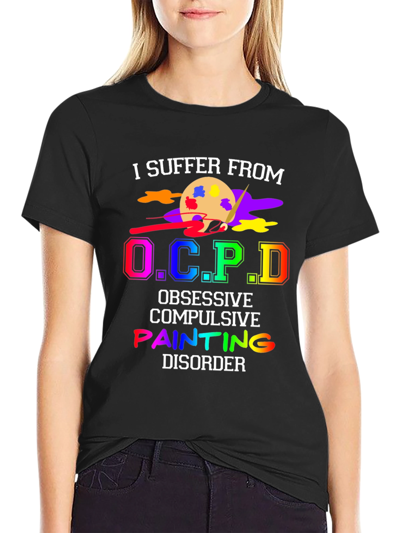 OCPD Painting Disorder Novelty T-Shirt