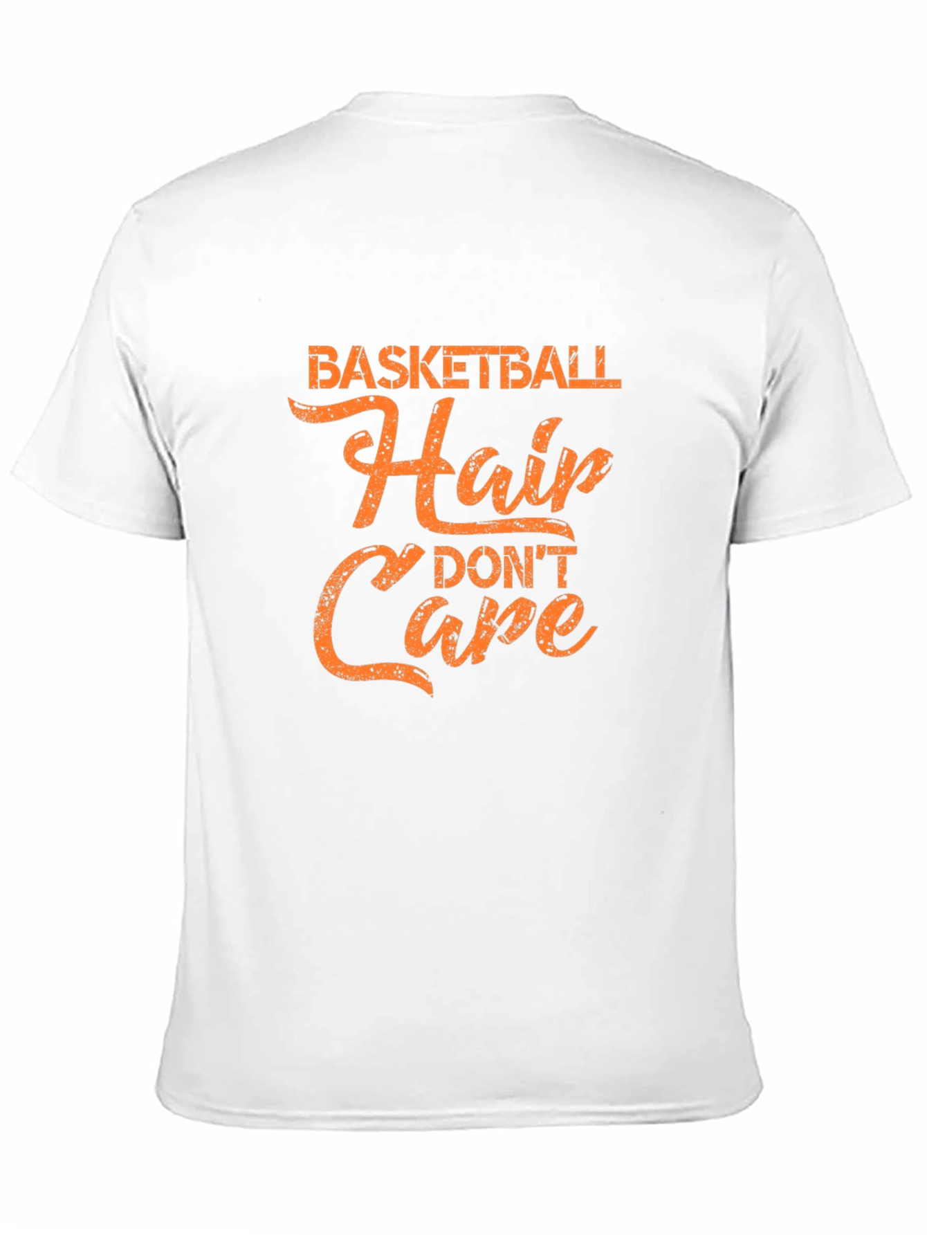 Basketball Hair Dont Care Black Tee