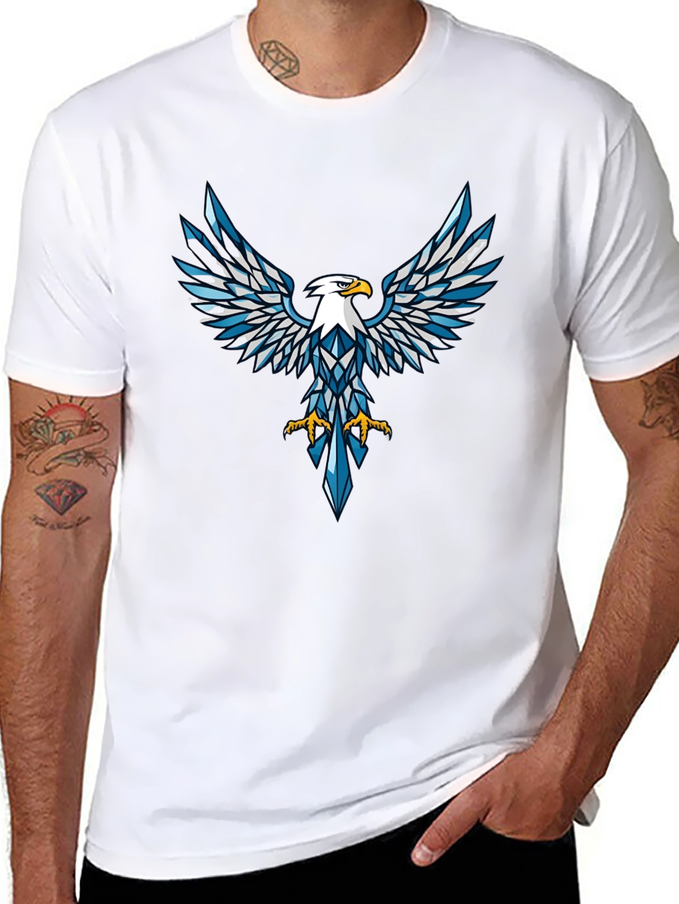 Eagle Graphic Tee - Bold Design Soft Fabric