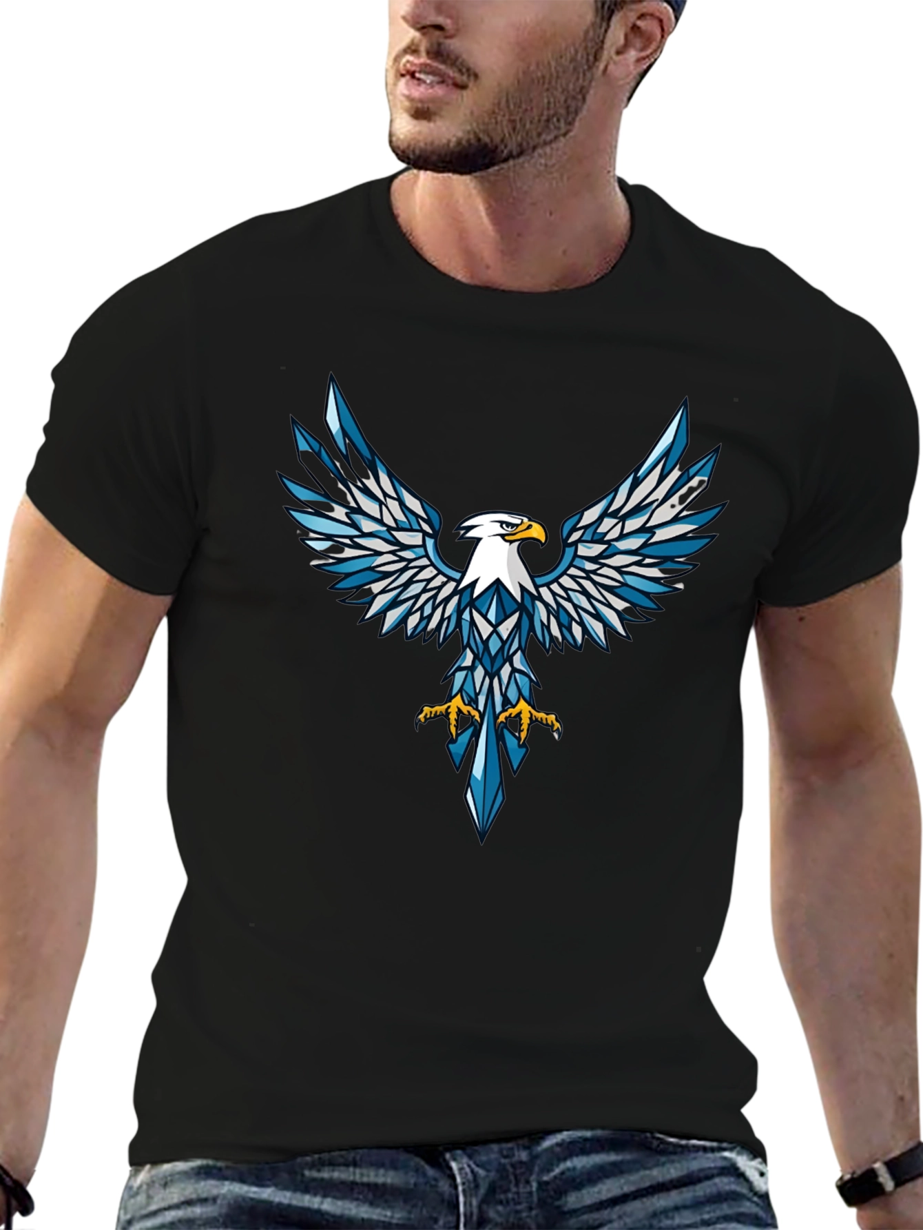 Eagle Graphic Tee - Bold Design Soft Fabric