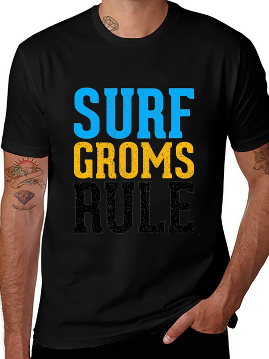 Surf Groms Rule Graphic T-Shirt